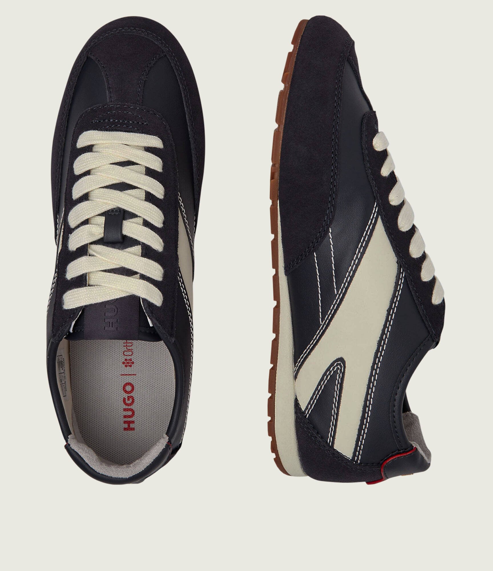 HUGO Sneakers Lytton_tenn_pusd | piele întoarsă