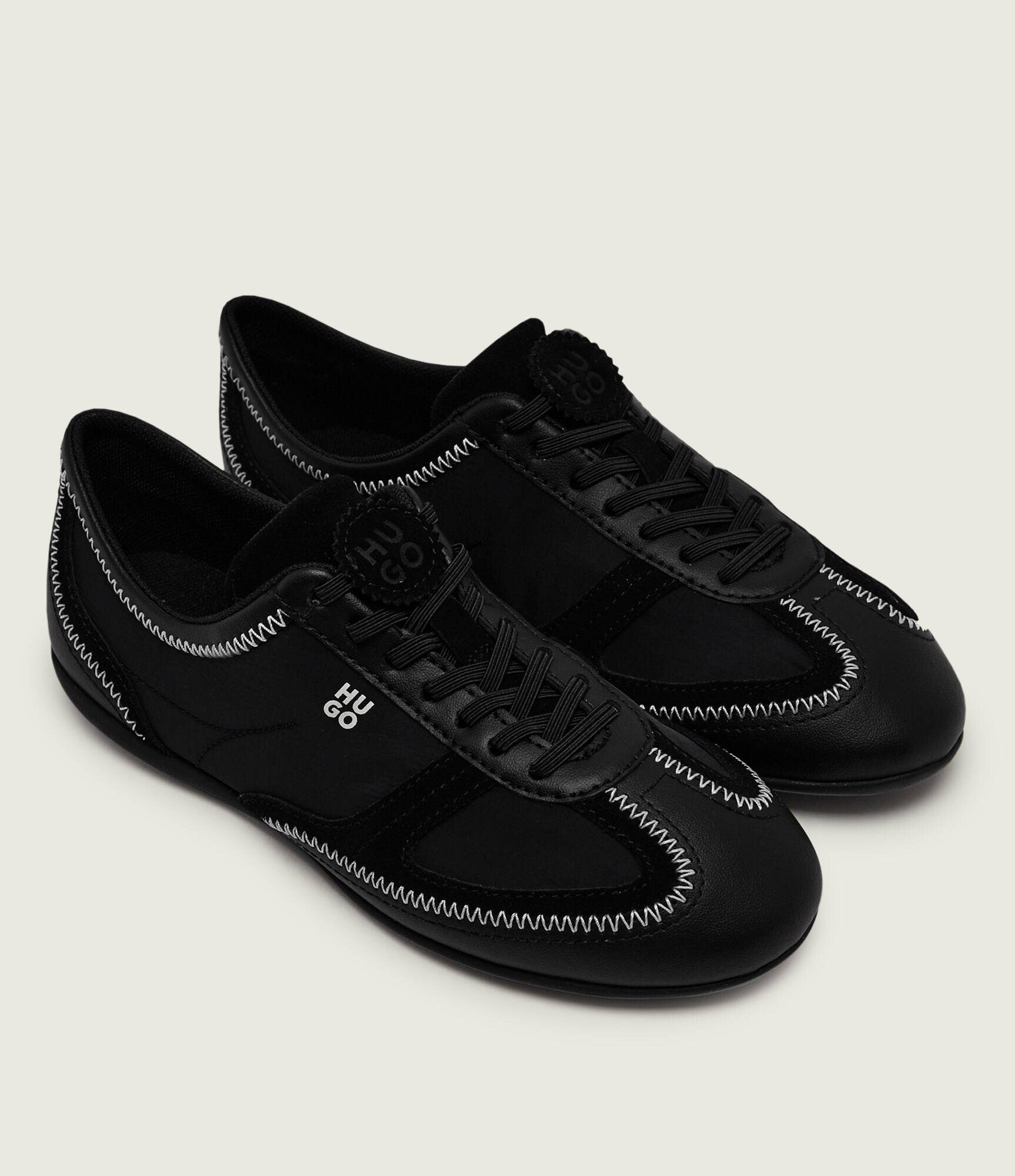 HUGO Sneakers Mystie_Lowp_nyaltel | piele întoarsă