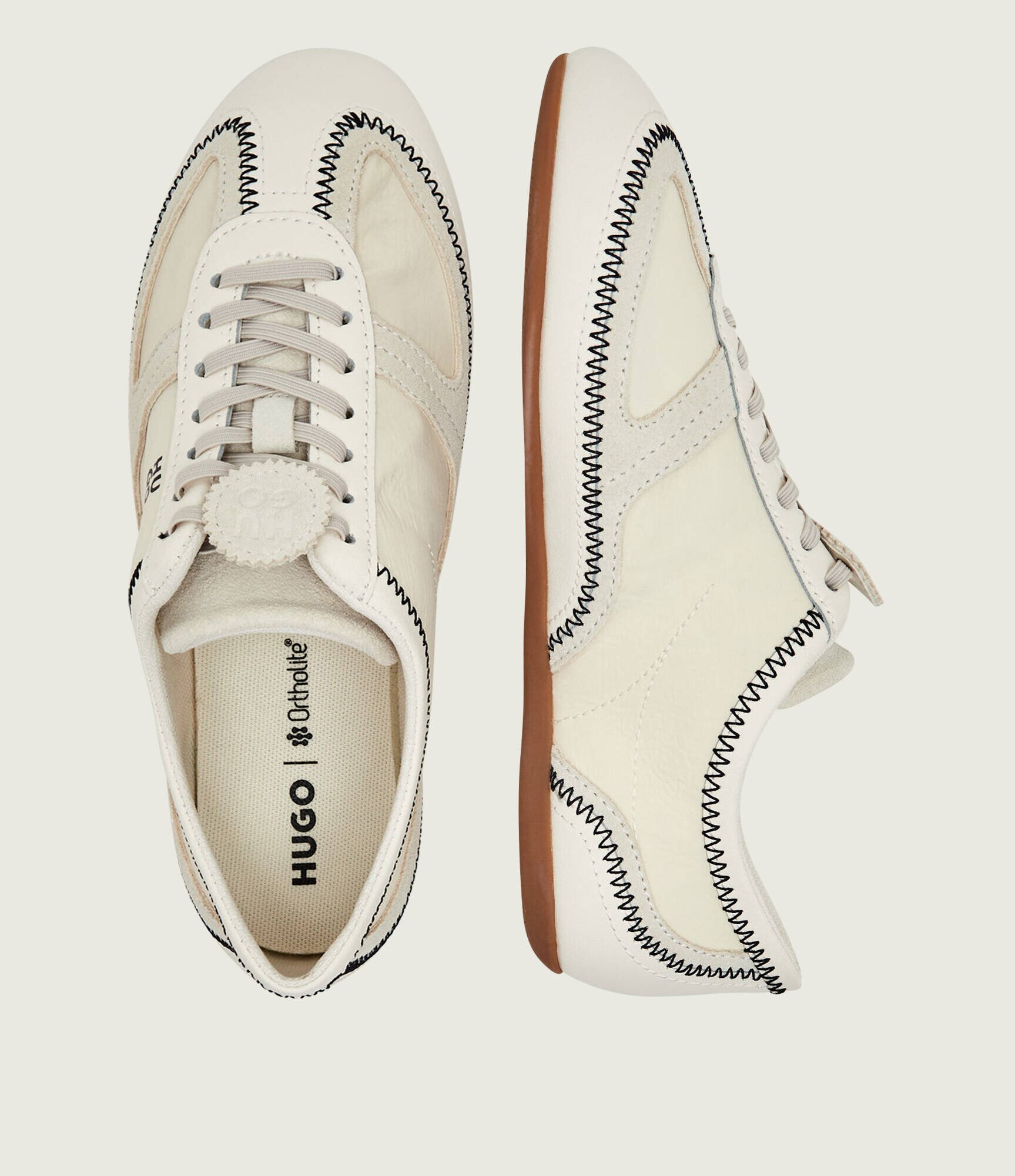 HUGO Sneakers Mystie_Lowp_nyaltel | piele întoarsă