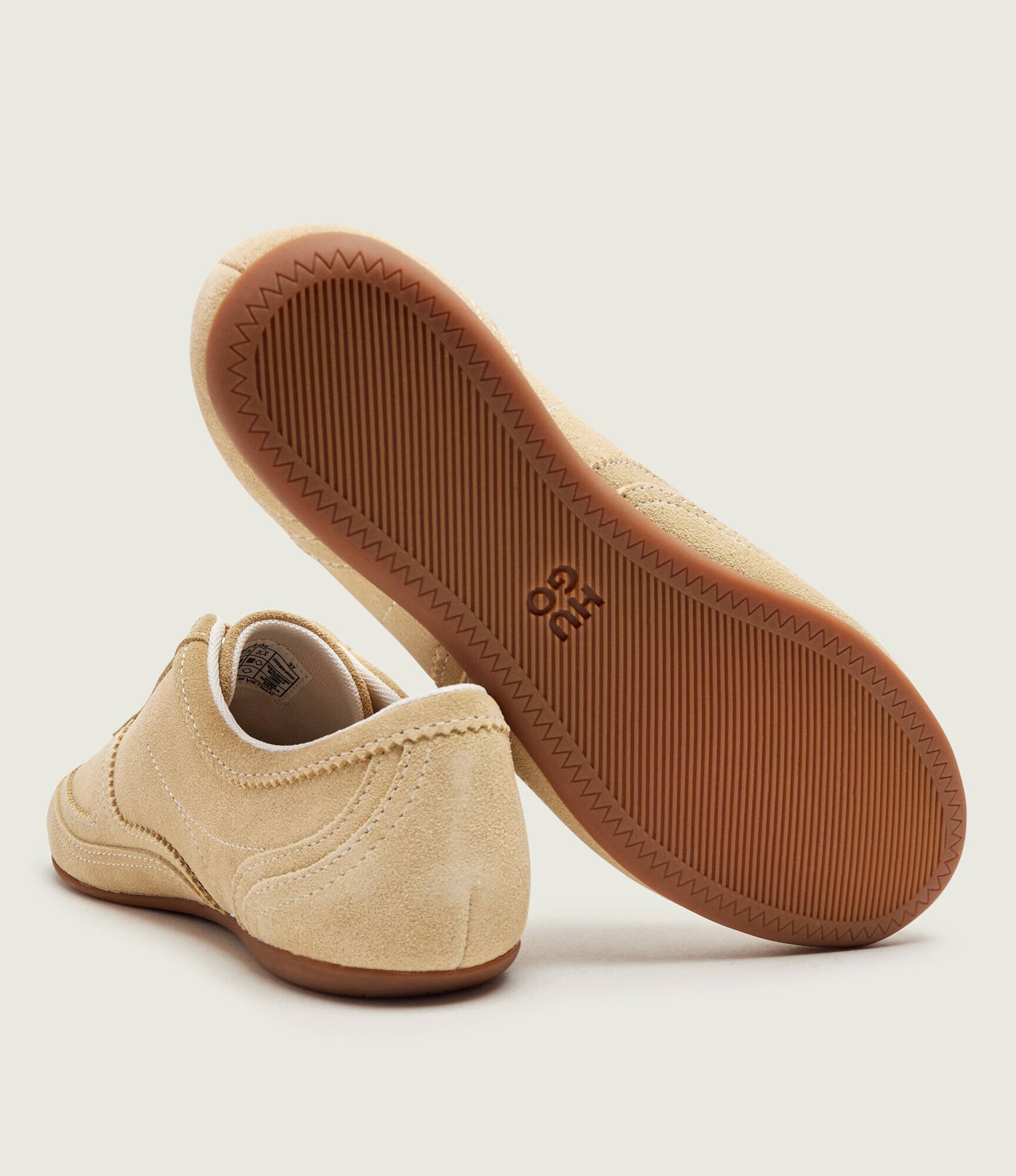 HUGO Sneakers Mystie_Lowp_sd | piele întoarsă