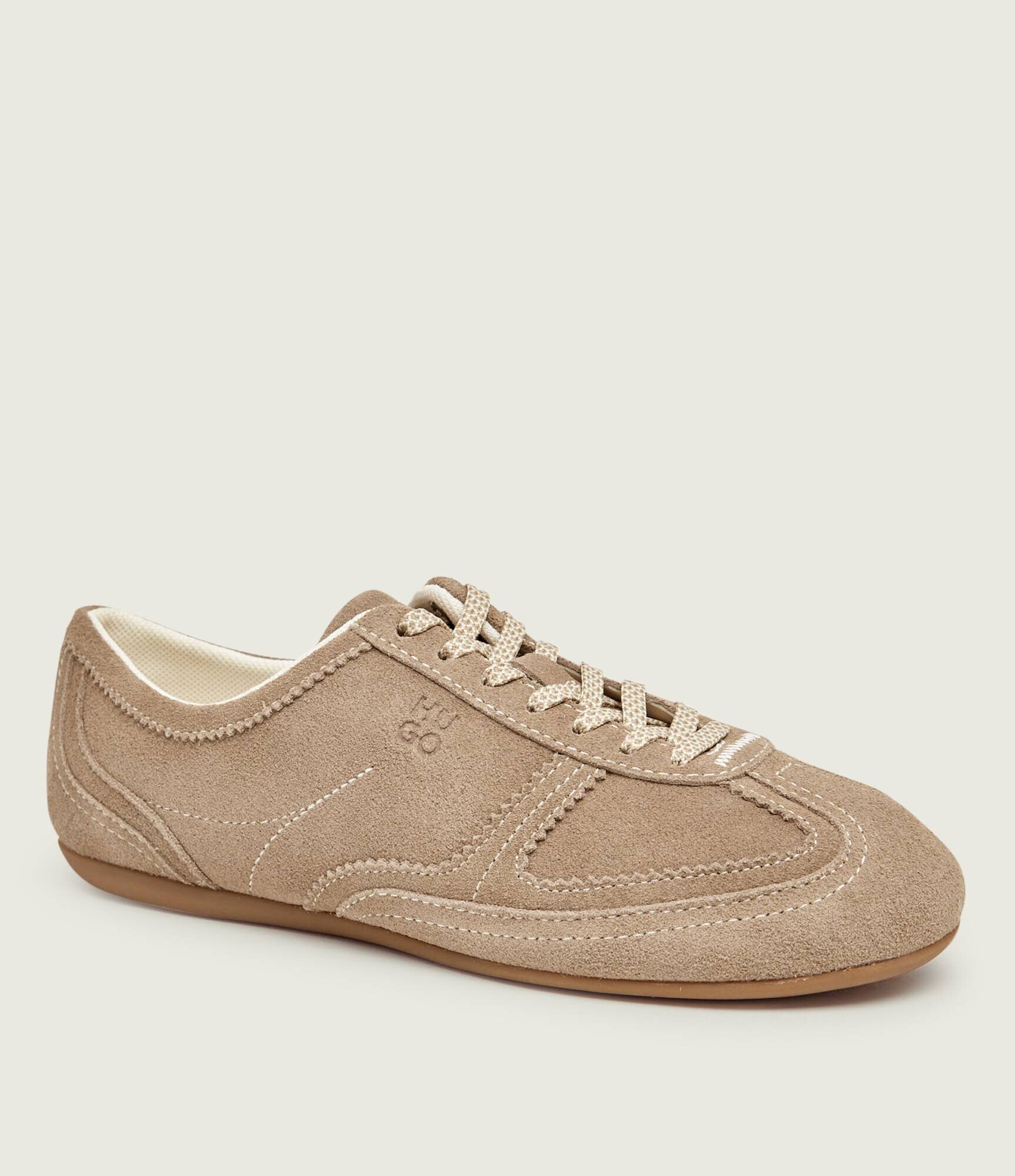 HUGO Sneakers Mystie_Lowp_sd | piele întoarsă