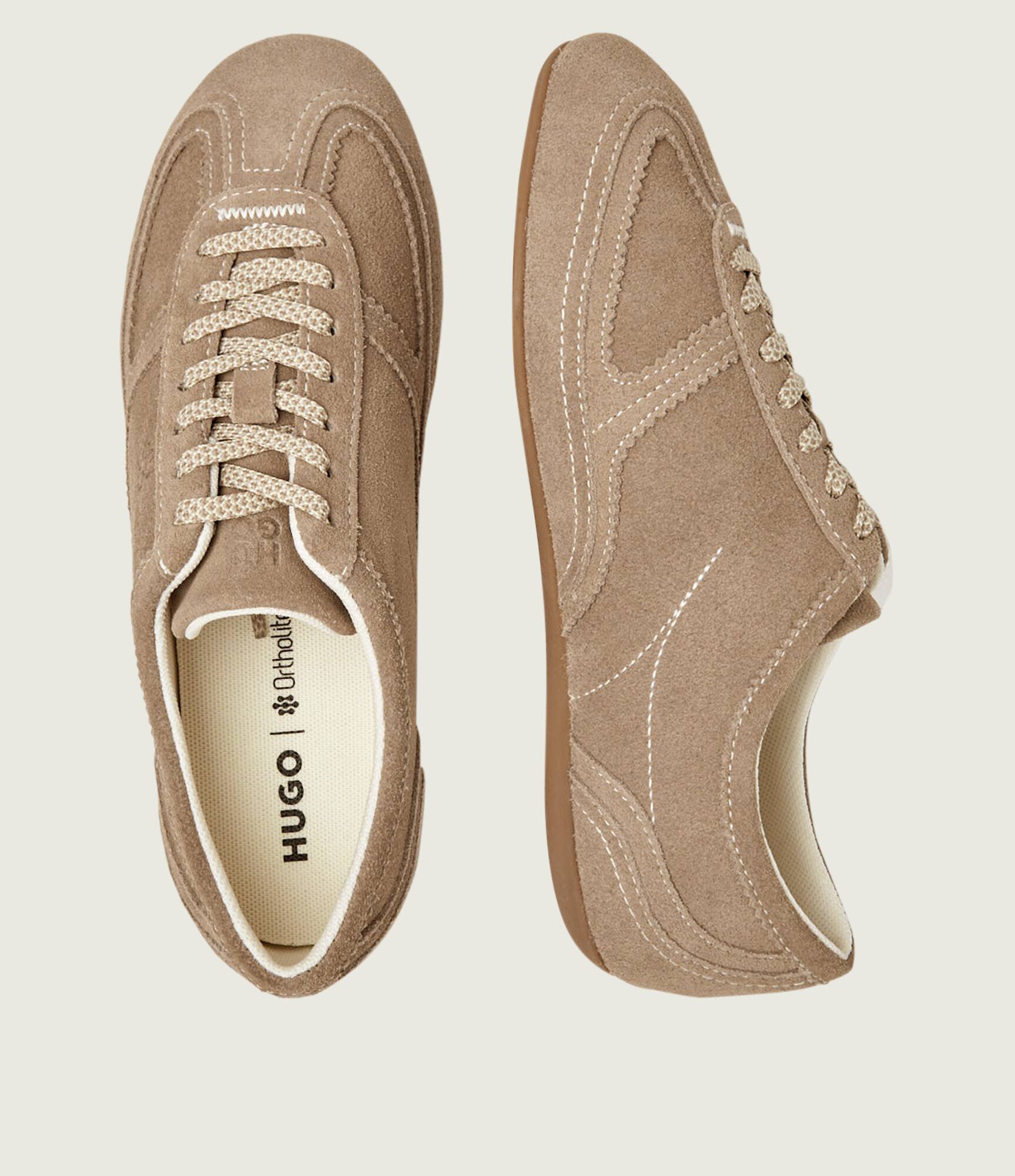 HUGO Sneakers Mystie_Lowp_sd | piele întoarsă