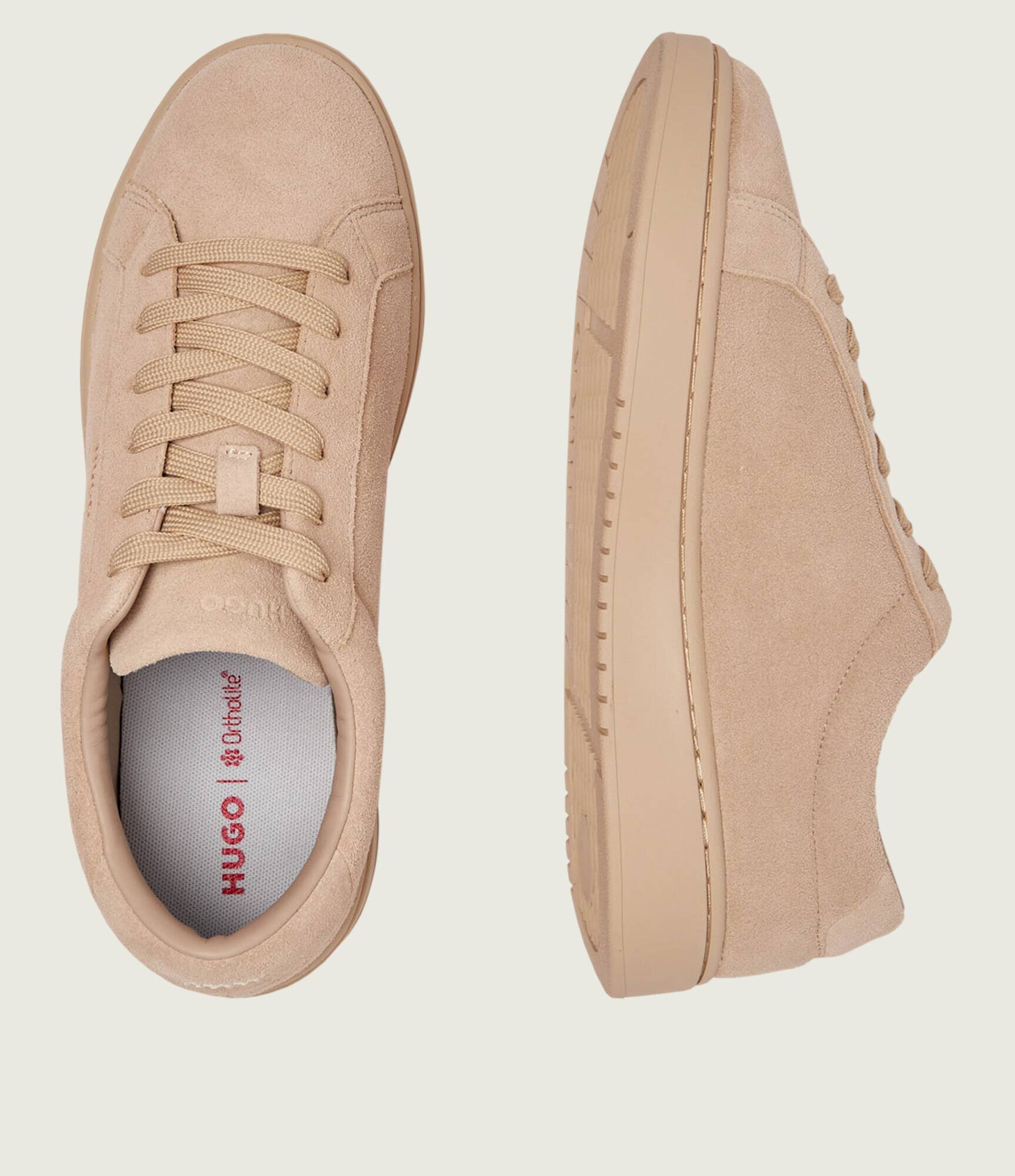 HUGO Sneakers Neston_tenn_sd | piele întoarsă