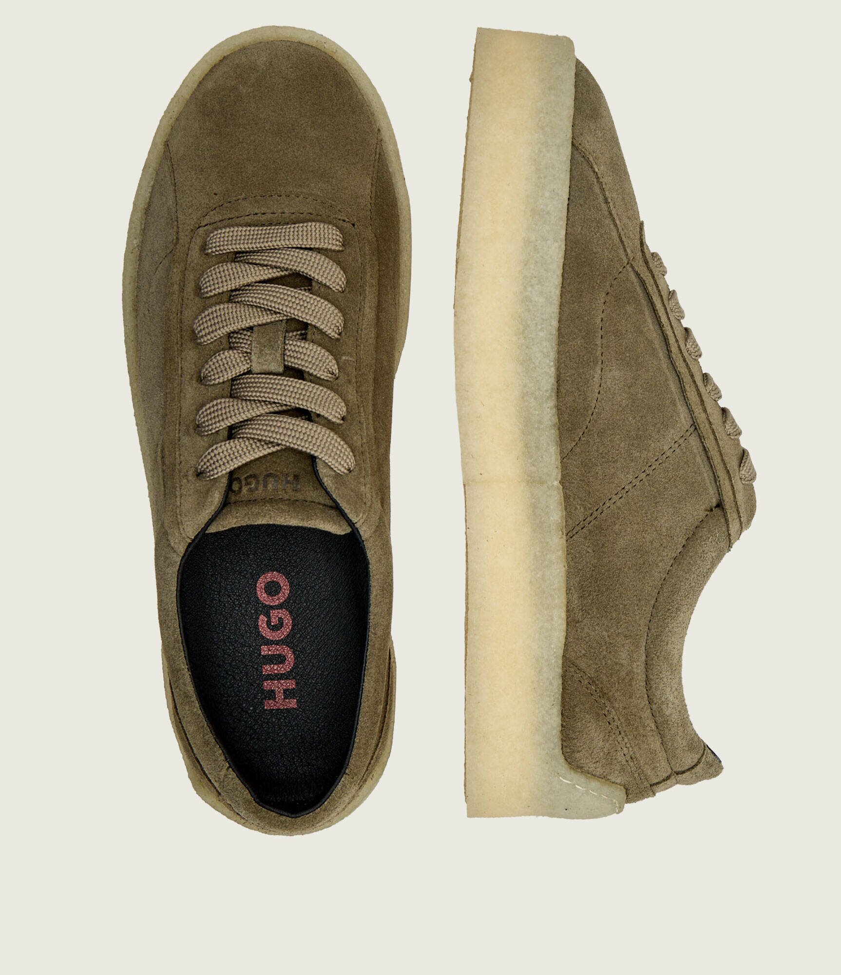 HUGO Sneakers Prodi | piele întoarsă