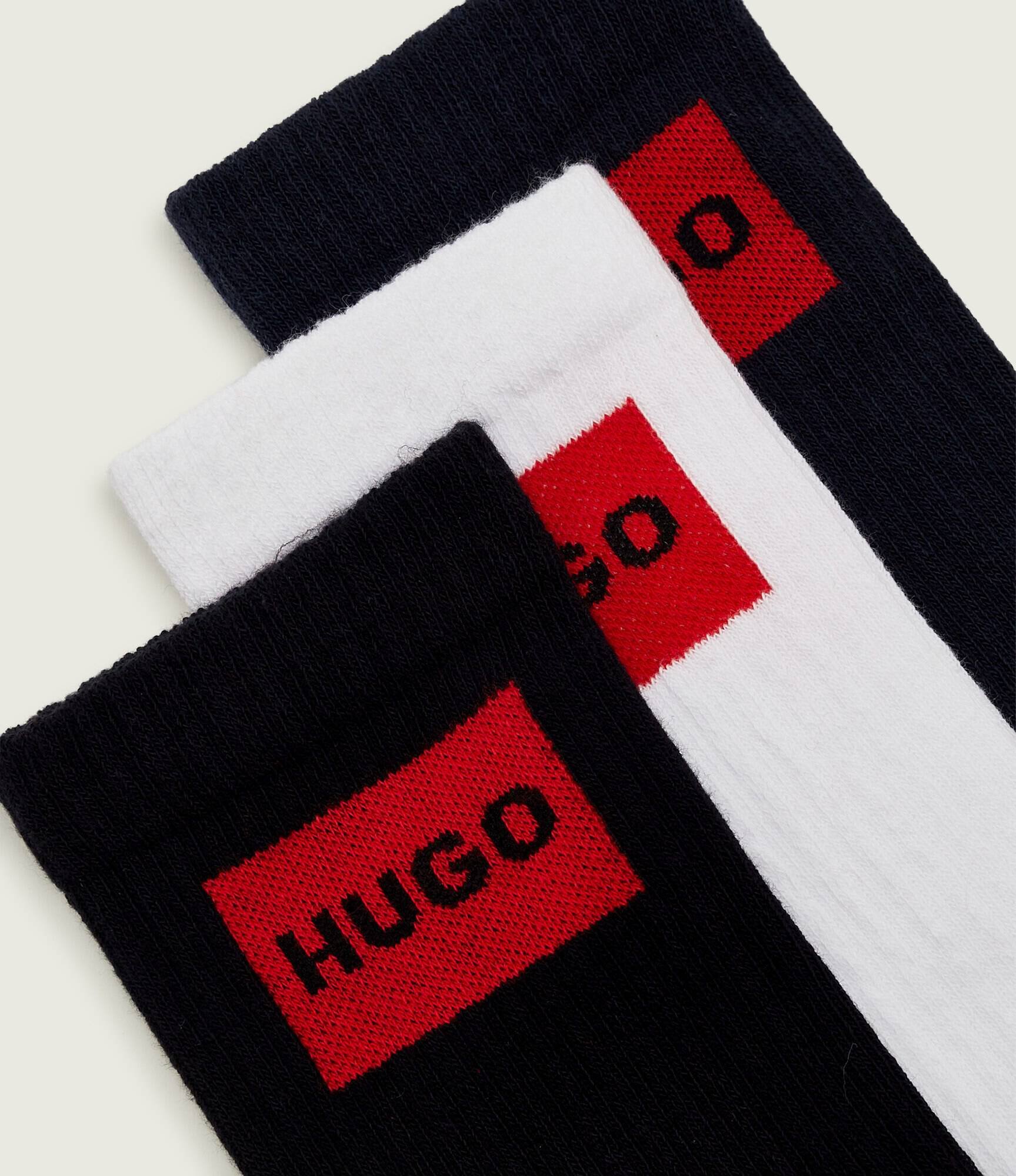 HUGO Șosete 3-pack 3P QS RIB LABEL CC