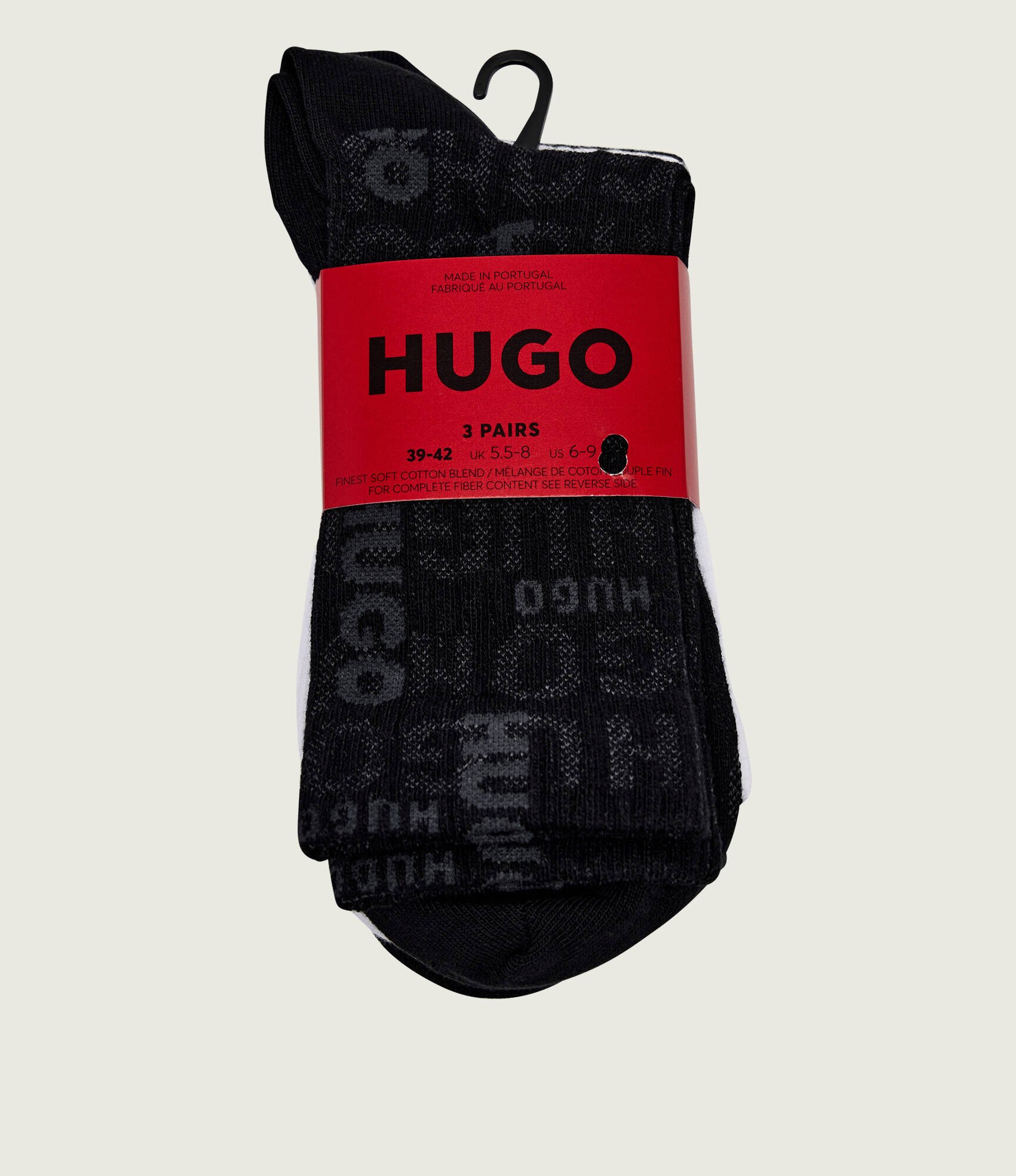 HUGO Șosete 3-pack QS LOGO PIQUET CC