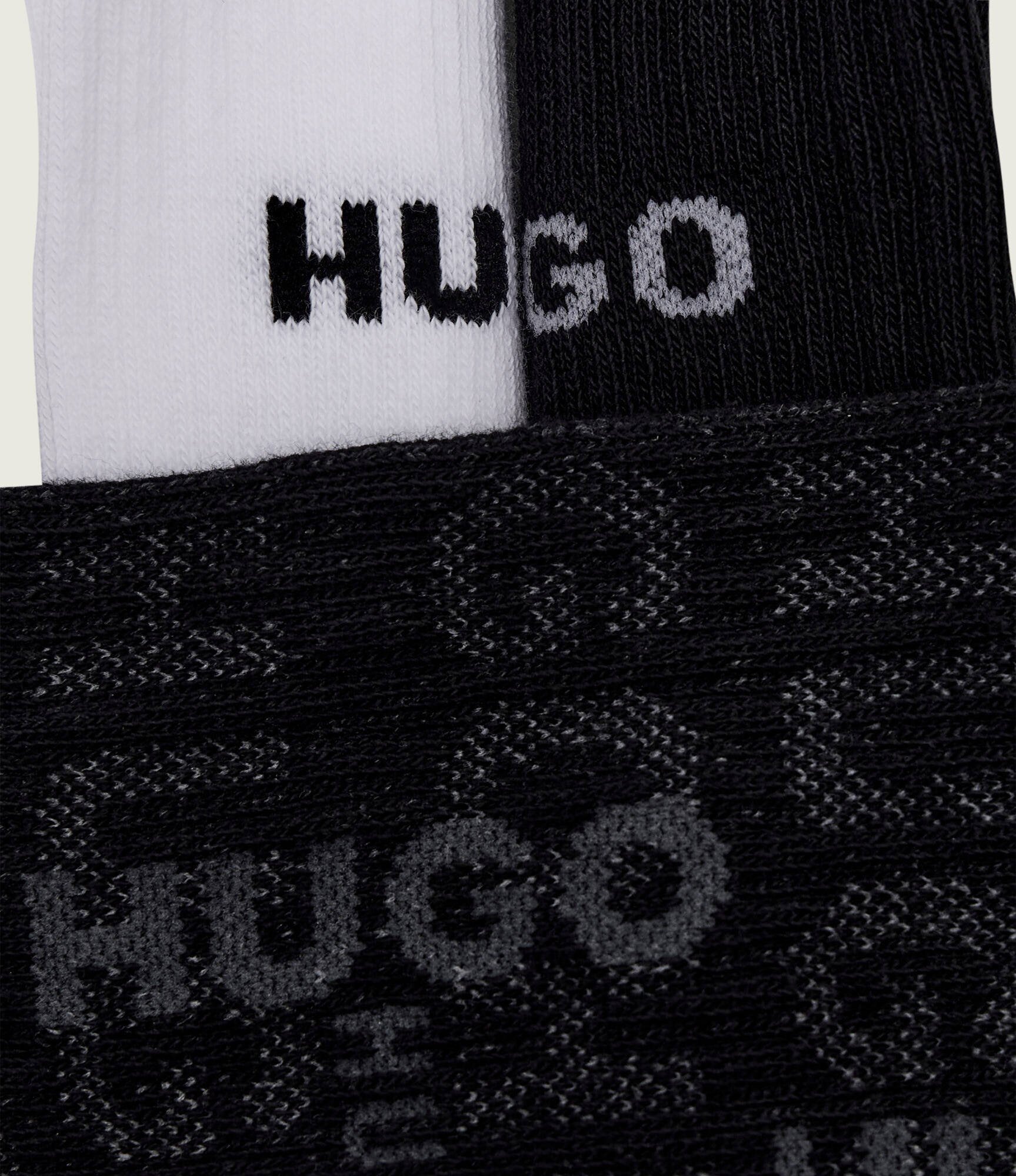 HUGO Șosete 3-pack QS LOGO PIQUET CC