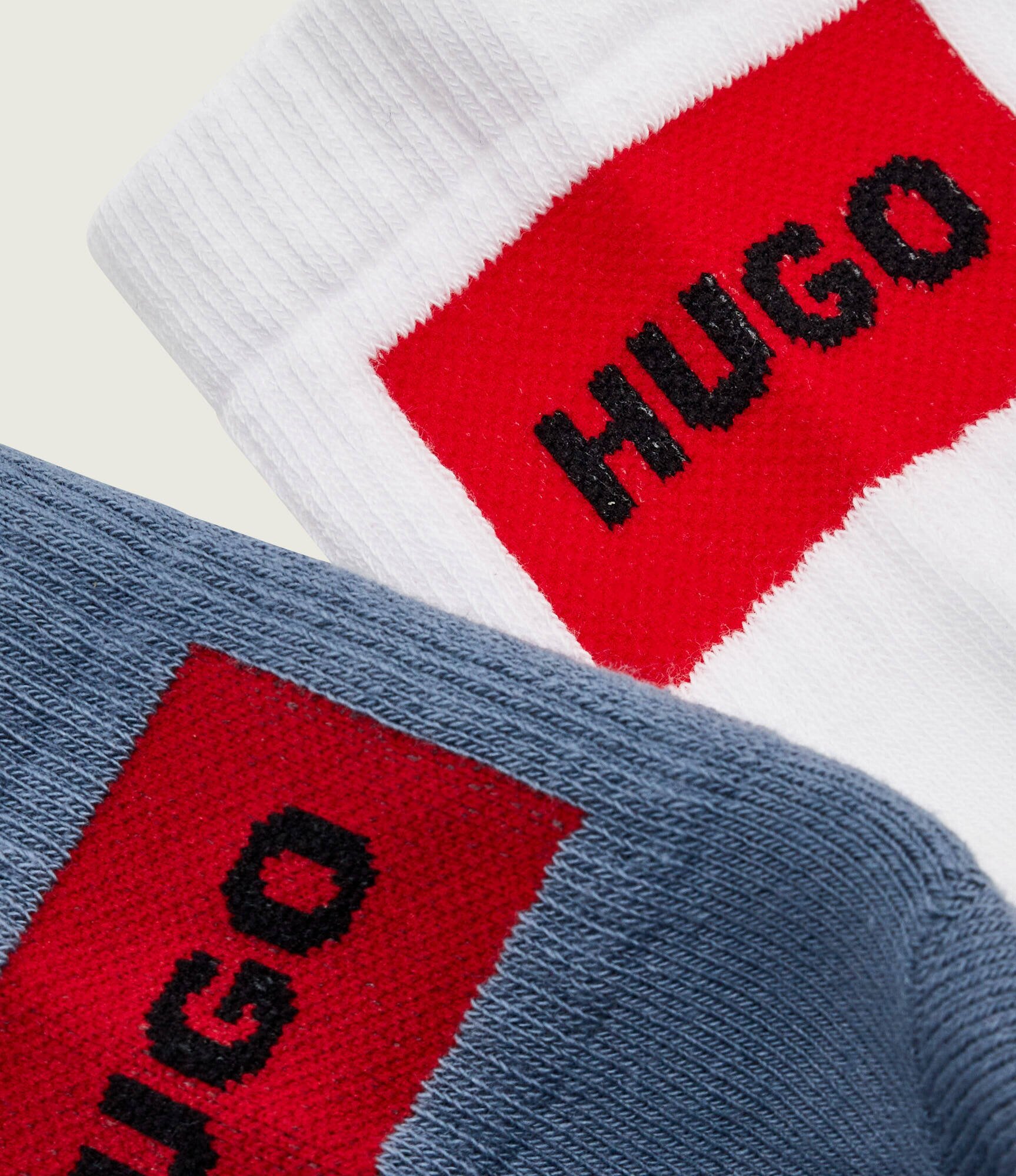 HUGO Șosete 3-pack RIB LABEL