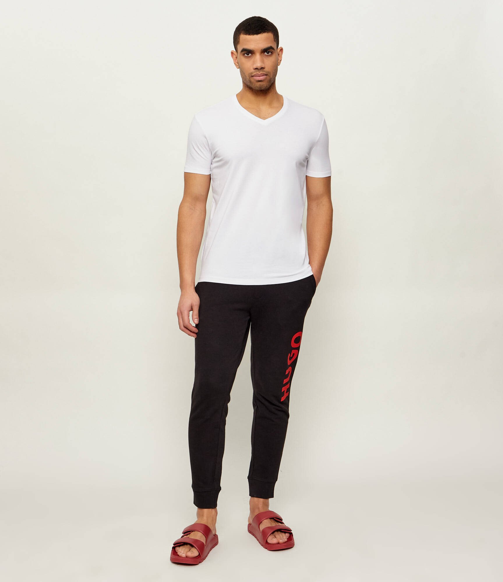 HUGO Tricou 2-pack -V | Slim Fit