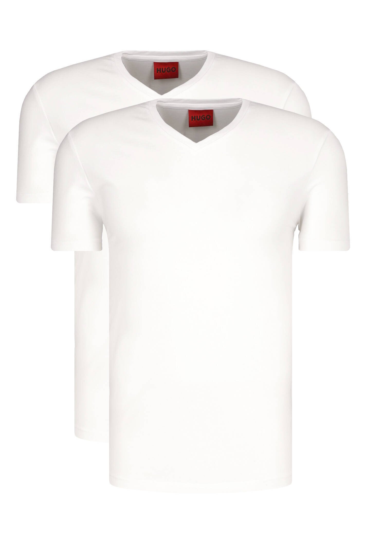 HUGO Tricou 2-pack -V | Slim Fit