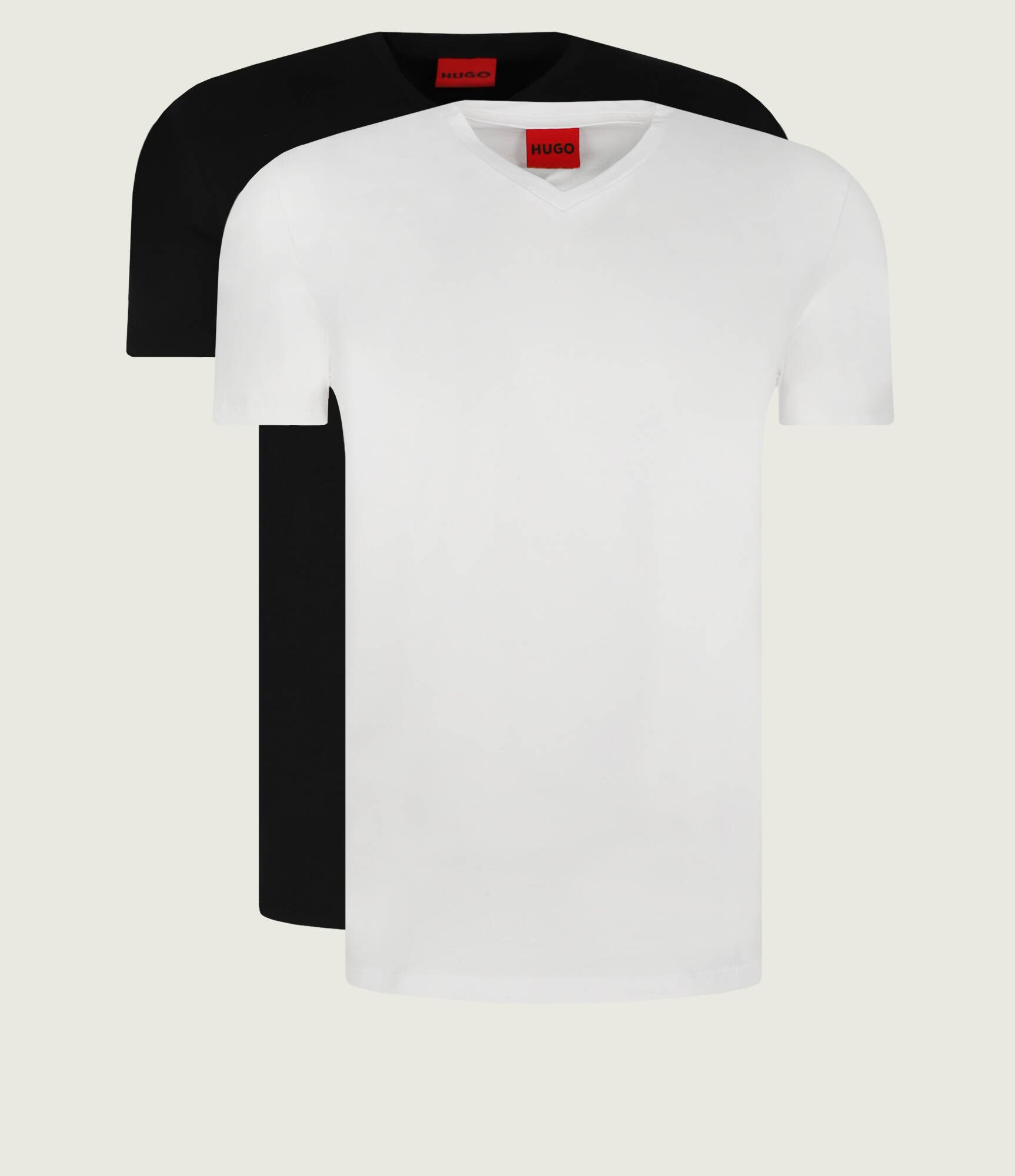 HUGO Tricou 2-pack -V | Slim Fit