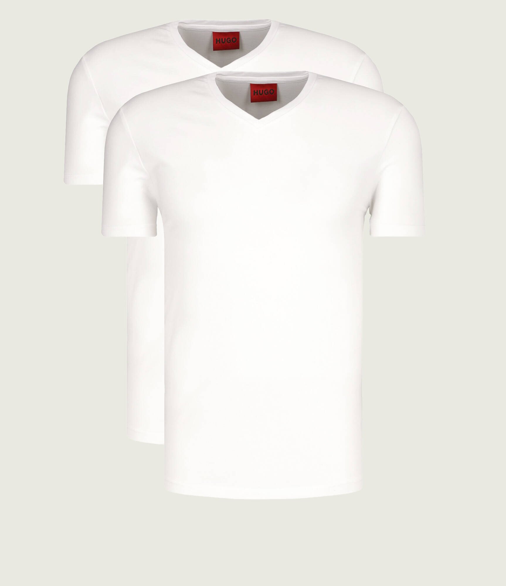 HUGO Tricou 2-pack -V | Slim Fit