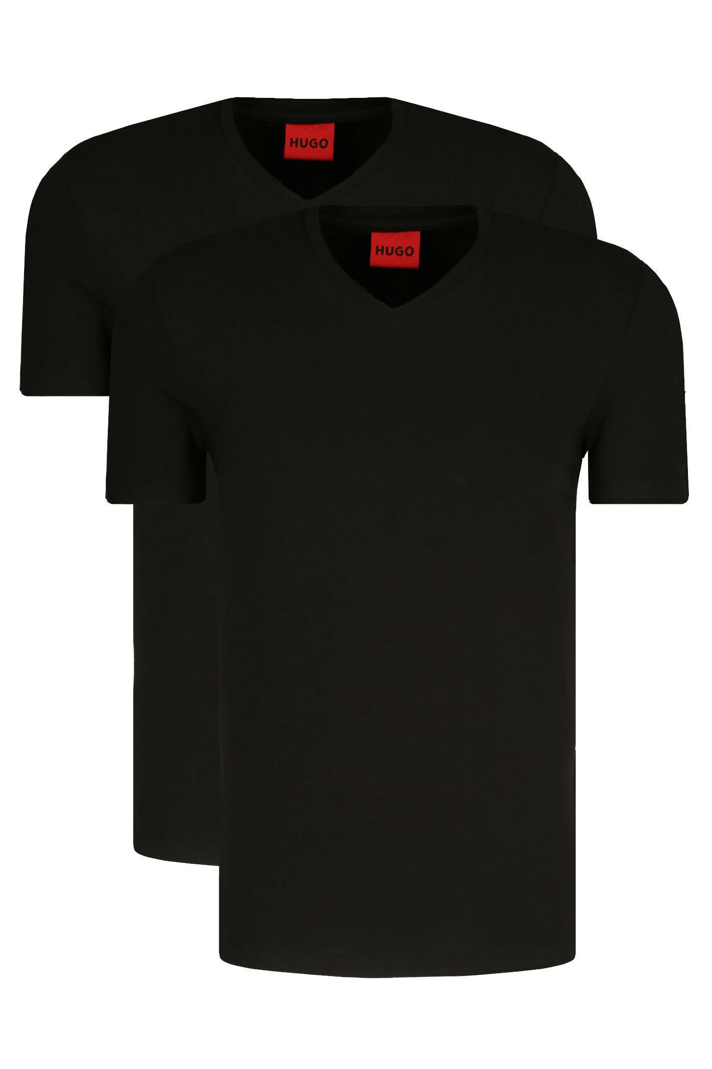 HUGO Tricou 2-pack -V | Slim Fit