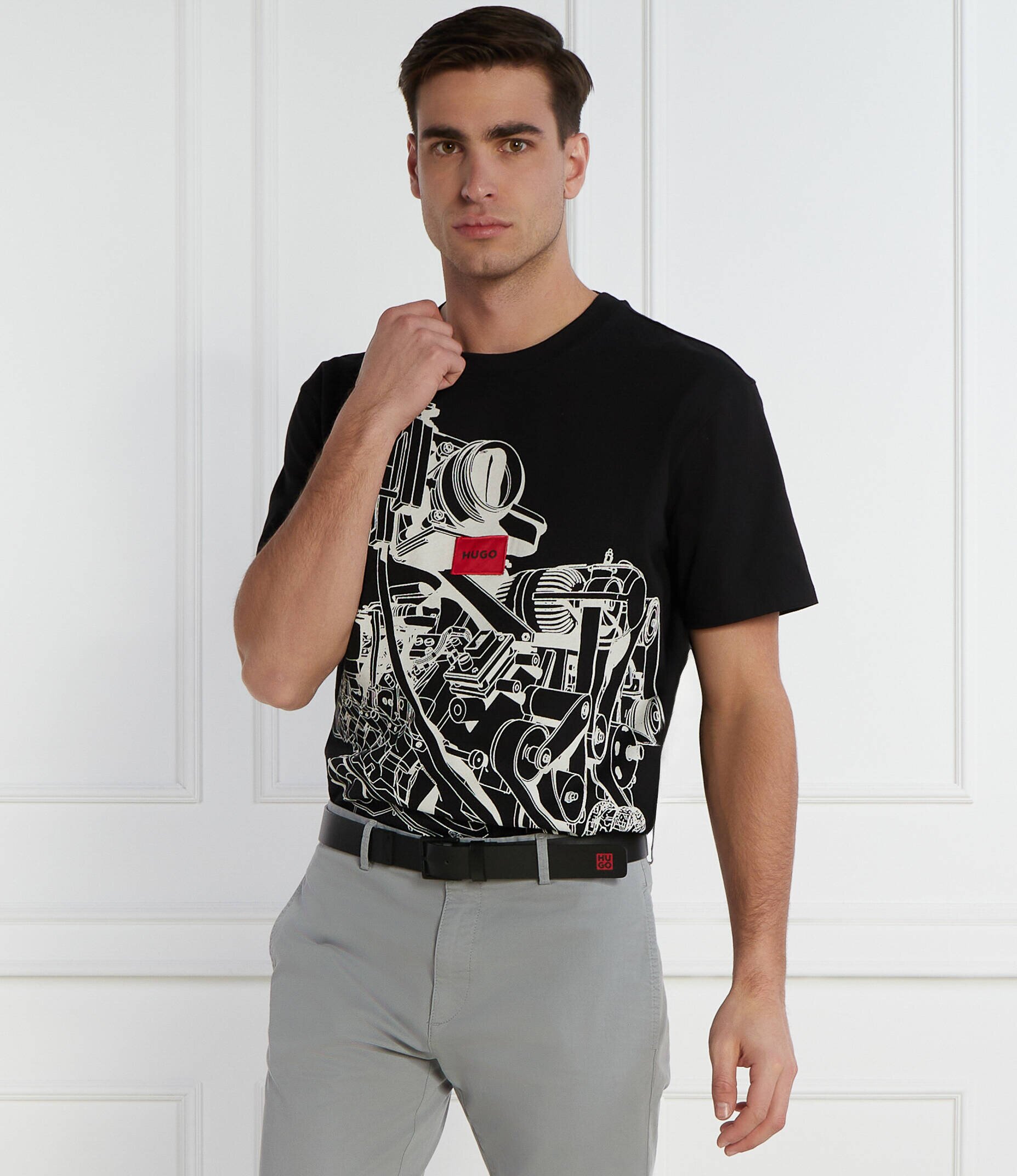 HUGO Tricou Dacifico | Loose fit