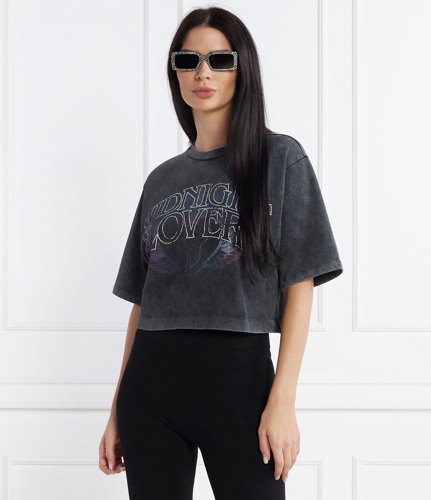 HUGO Tricou Dakadia | Cropped Fit