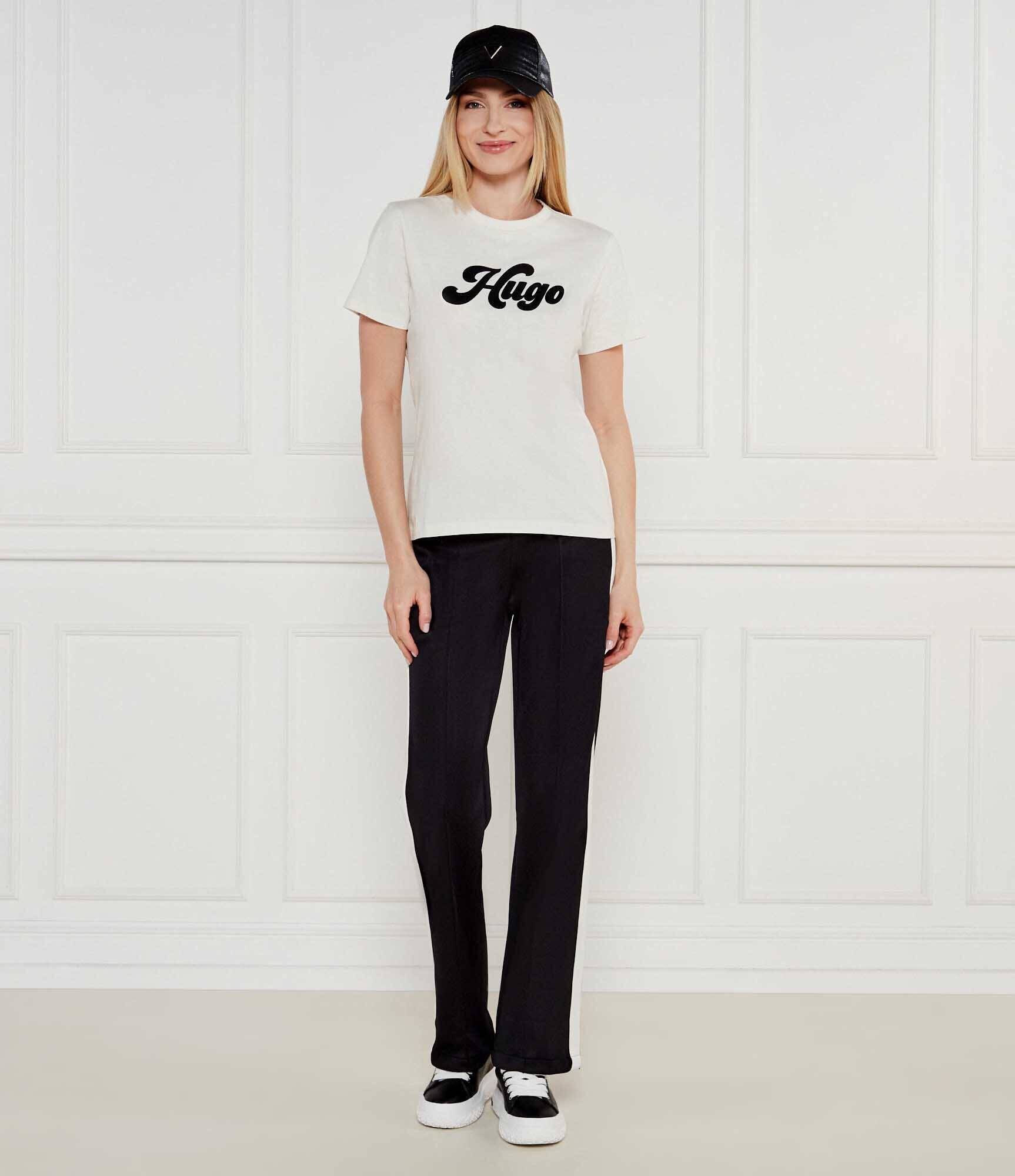 HUGO Tricou Damacia_4 | Regular Fit