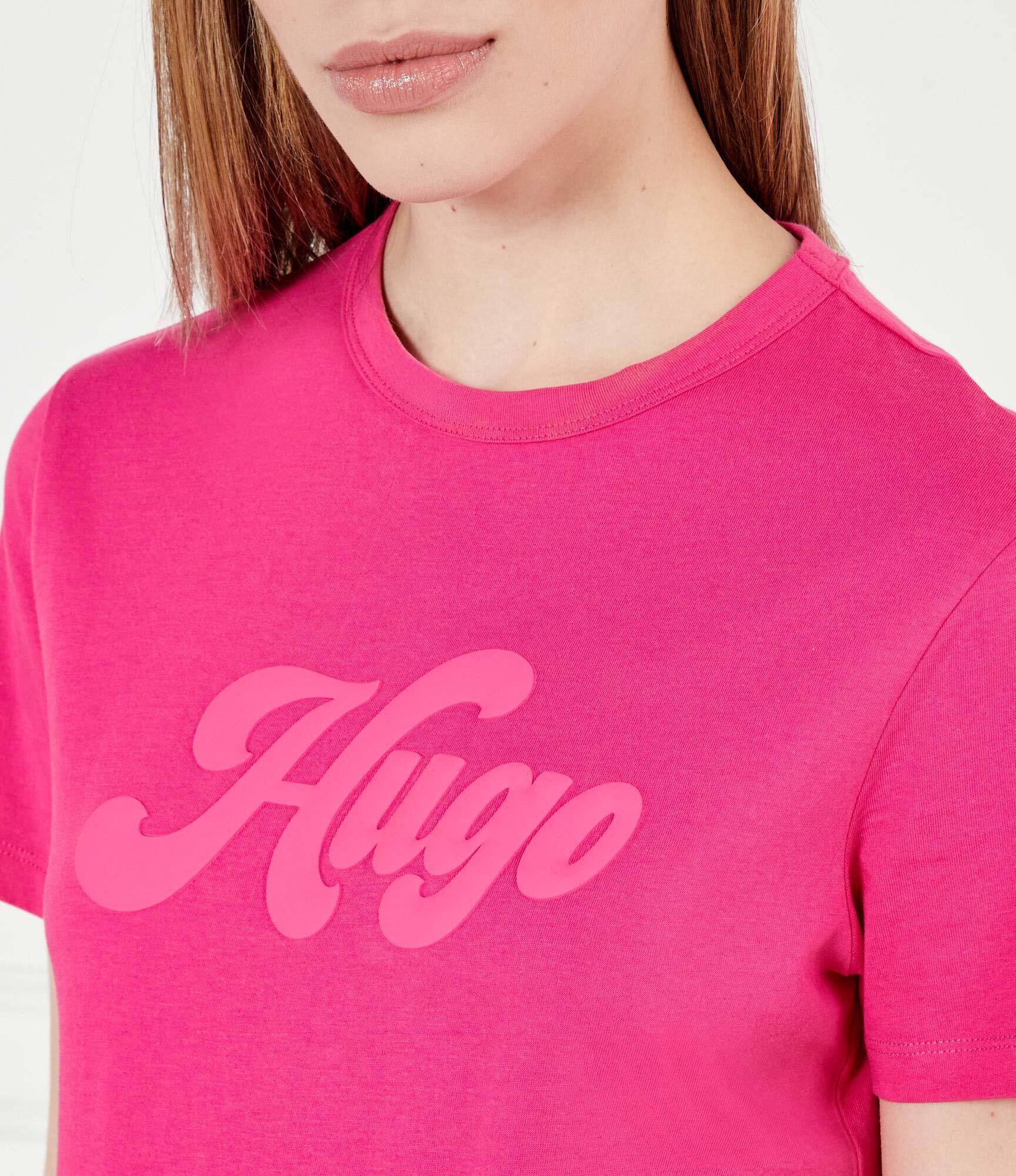 HUGO Tricou Damacia_4 | Regular Fit