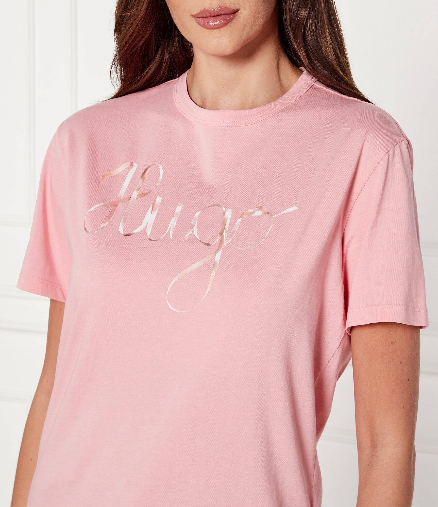 HUGO Tricou Damacia_5 | Regular Fit