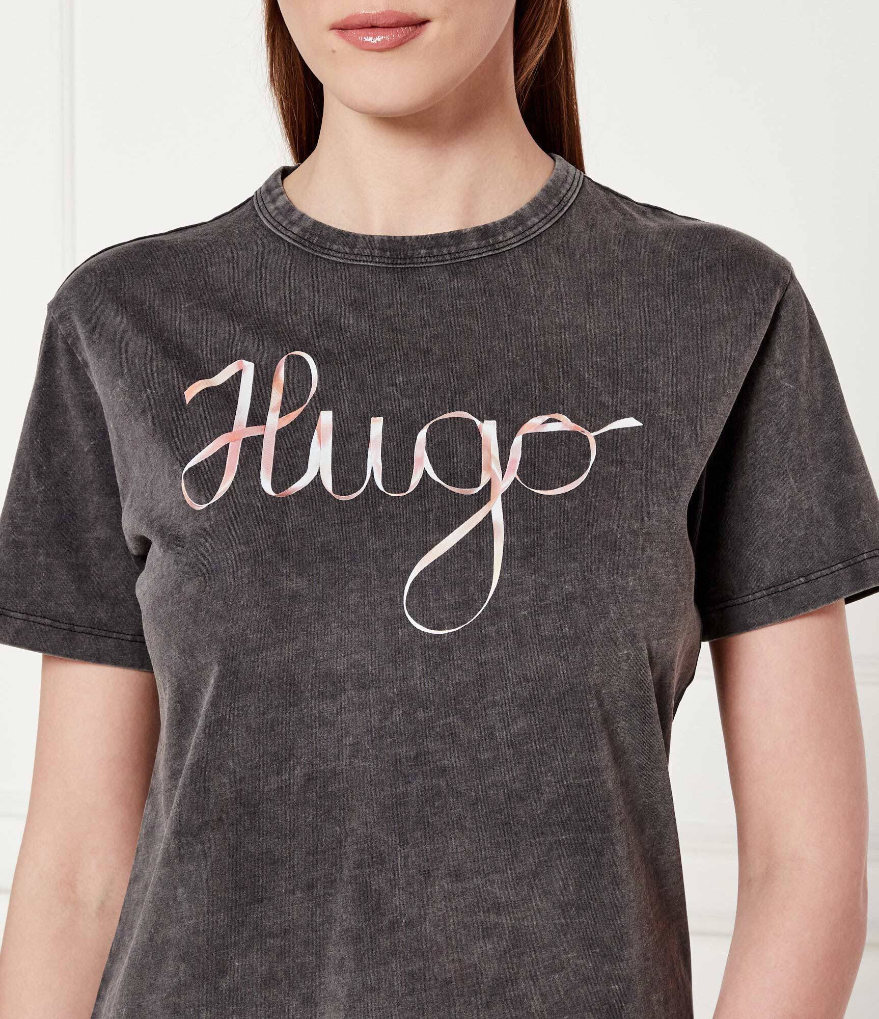 HUGO Tricou Damacia_5 | Regular Fit