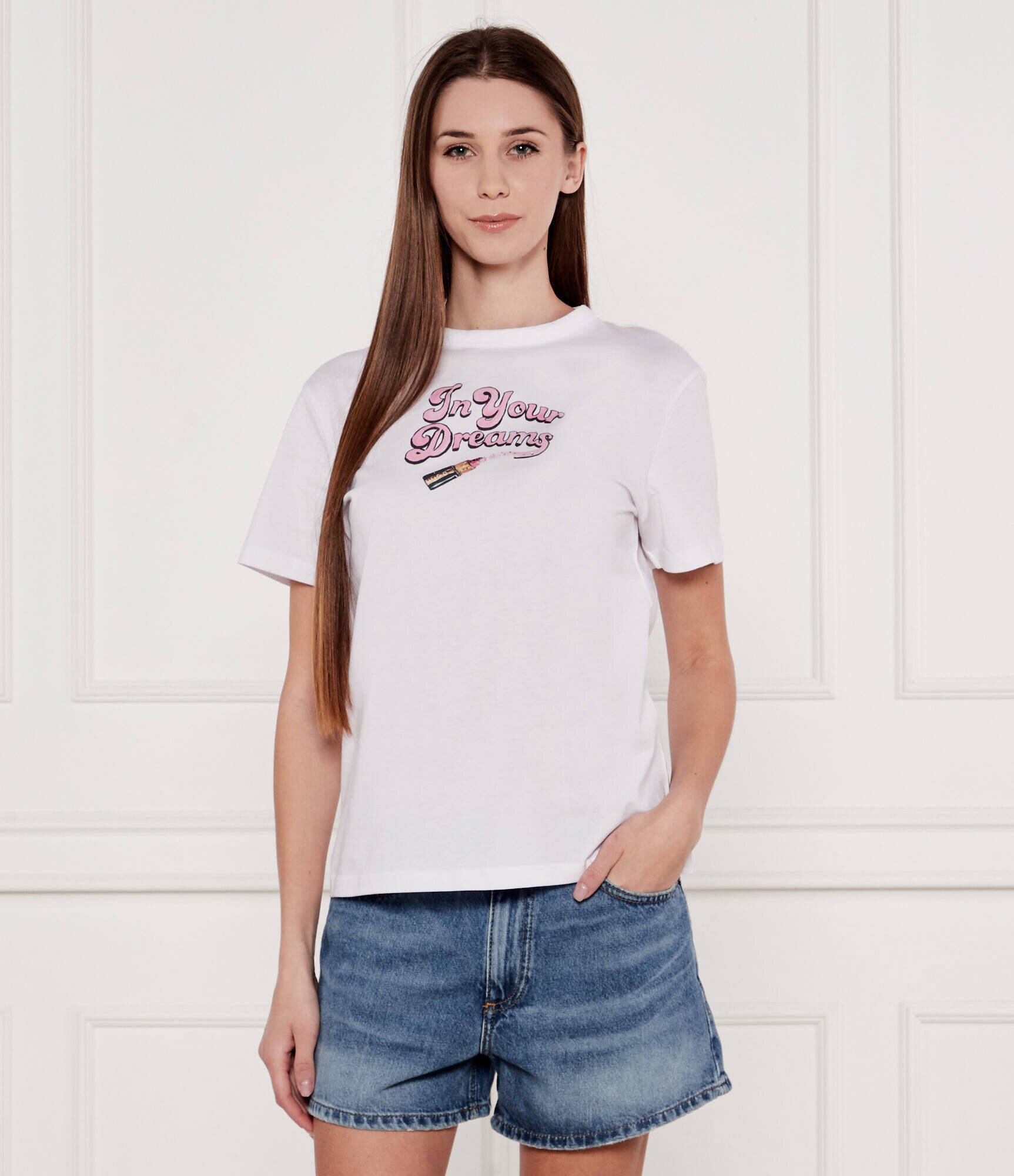 HUGO Tricou Damacia_5 | Regular Fit