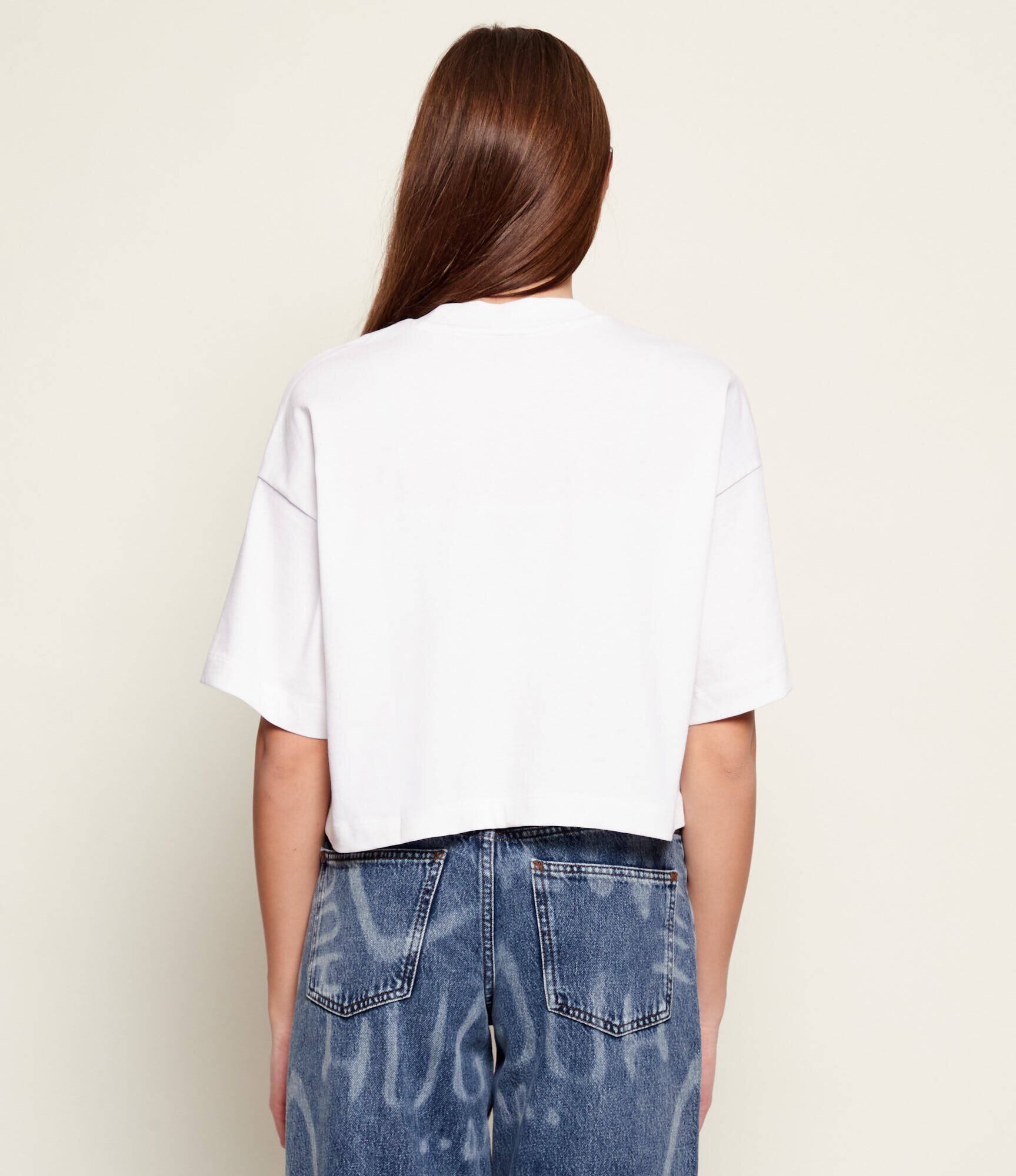 HUGO Tricou Damelody | Cropped Fit