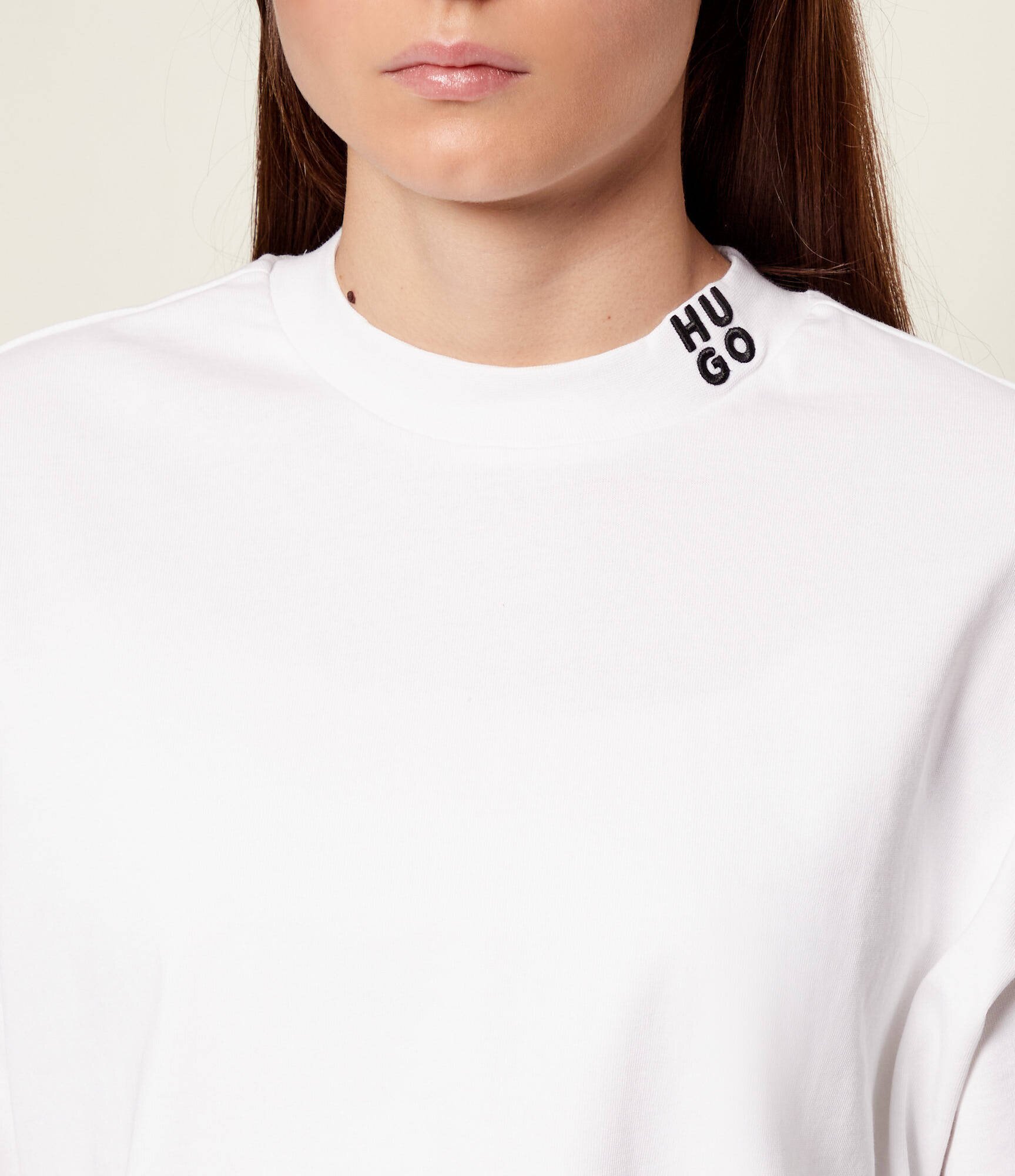 HUGO Tricou Damelody | Cropped Fit