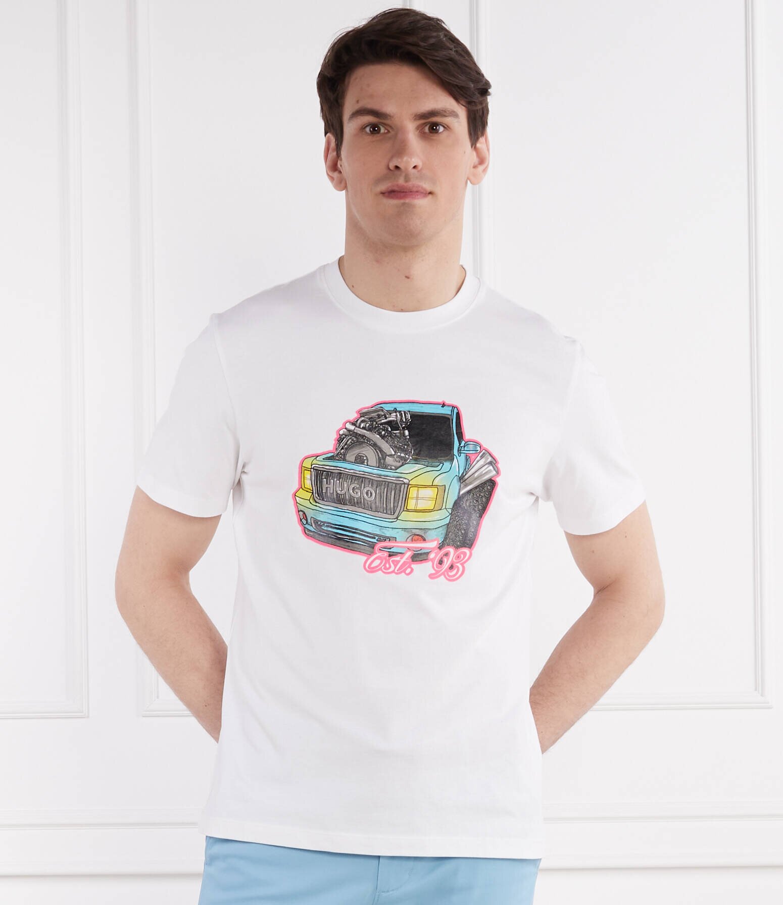 HUGO Tricou Damotoro | Relaxed fit