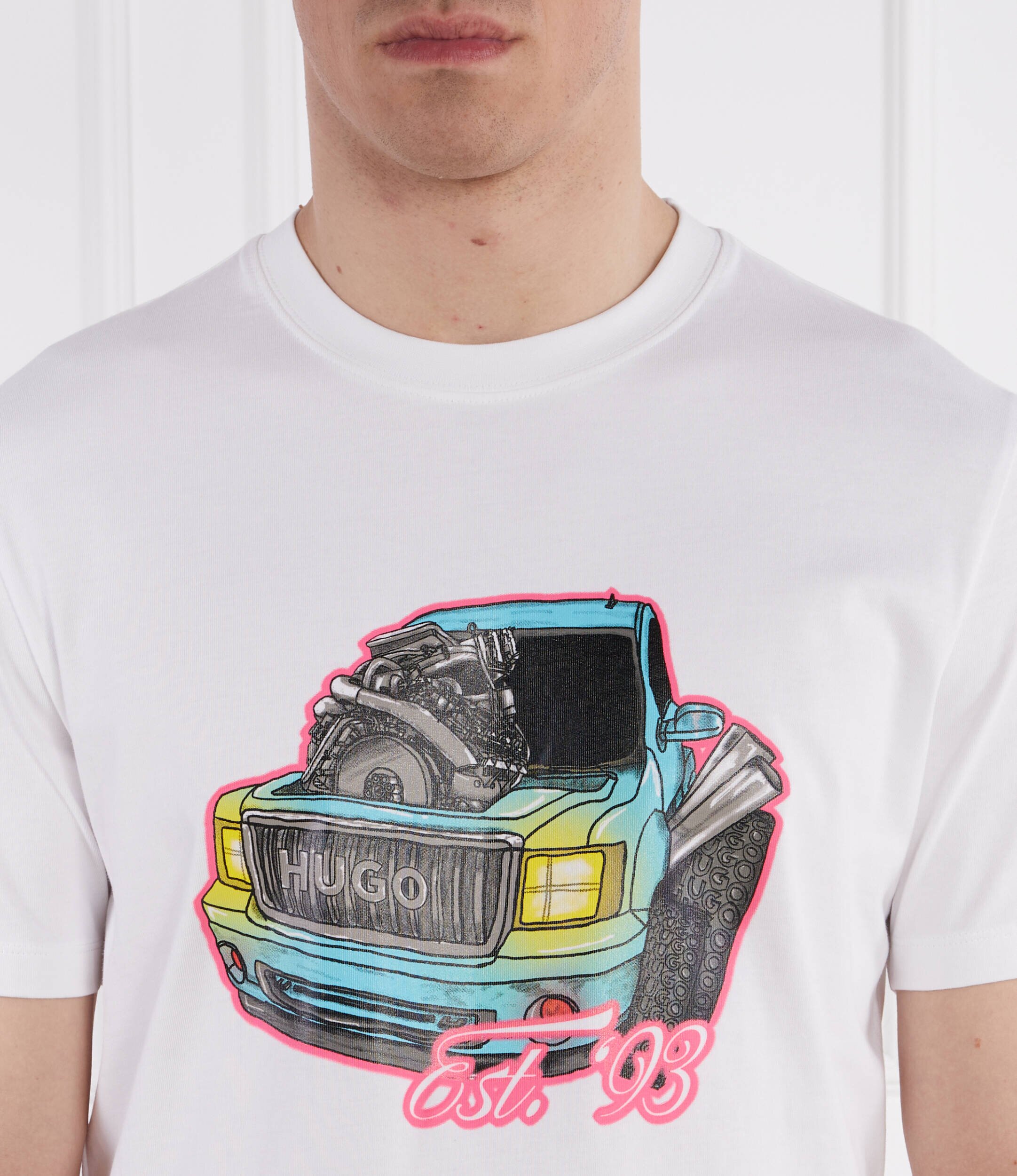HUGO Tricou Damotoro | Relaxed fit
