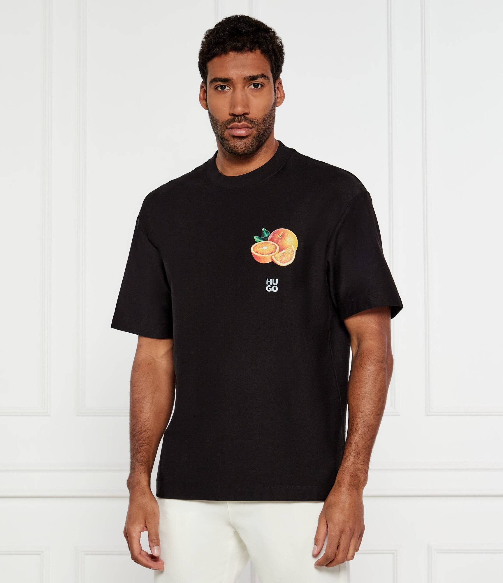 HUGO Tricou Dartiee | Oversize fit