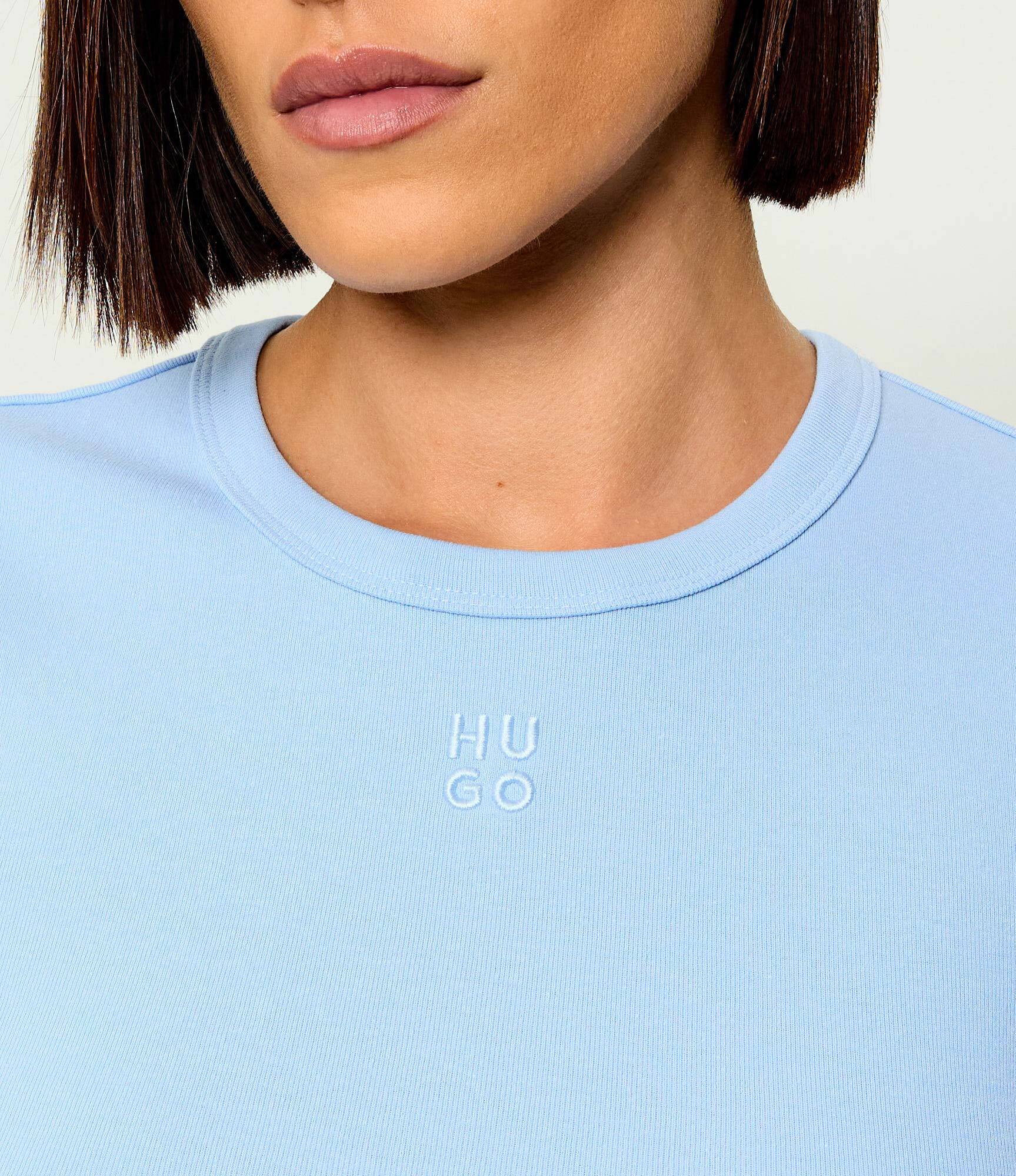 HUGO Tricou Delanor | Cropped Fit