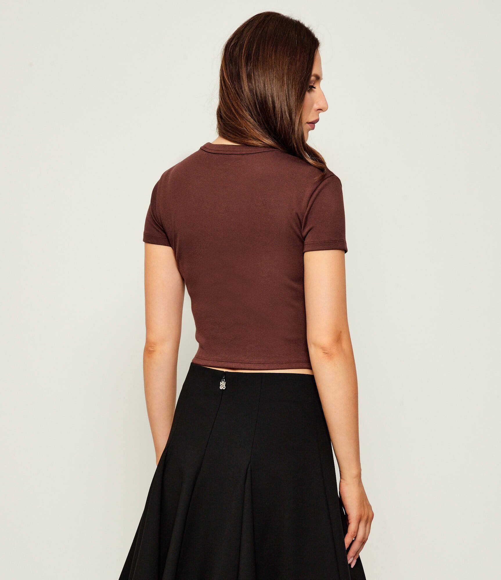 HUGO Tricou Delanor | Cropped Fit