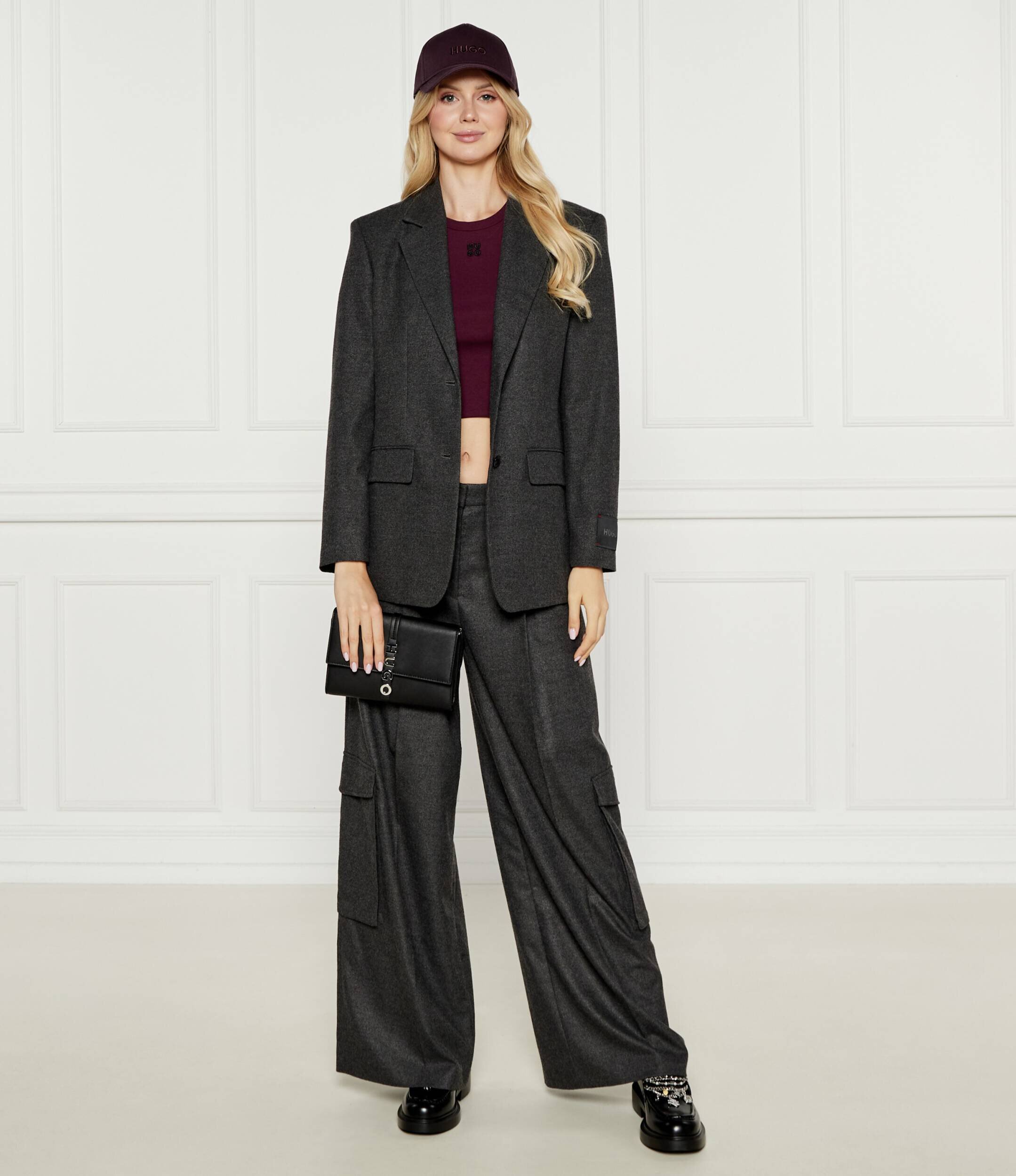 HUGO Tricou Delanor | Cropped Fit