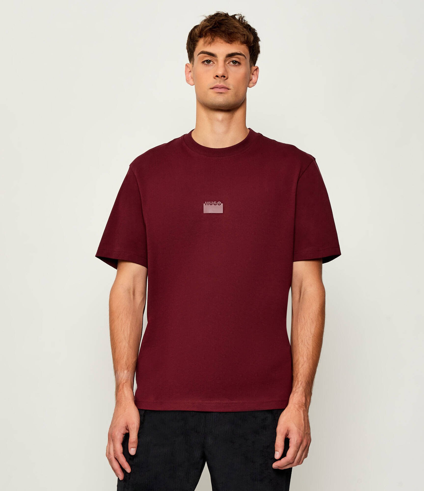 HUGO Tricou Delastee | Relaxed fit