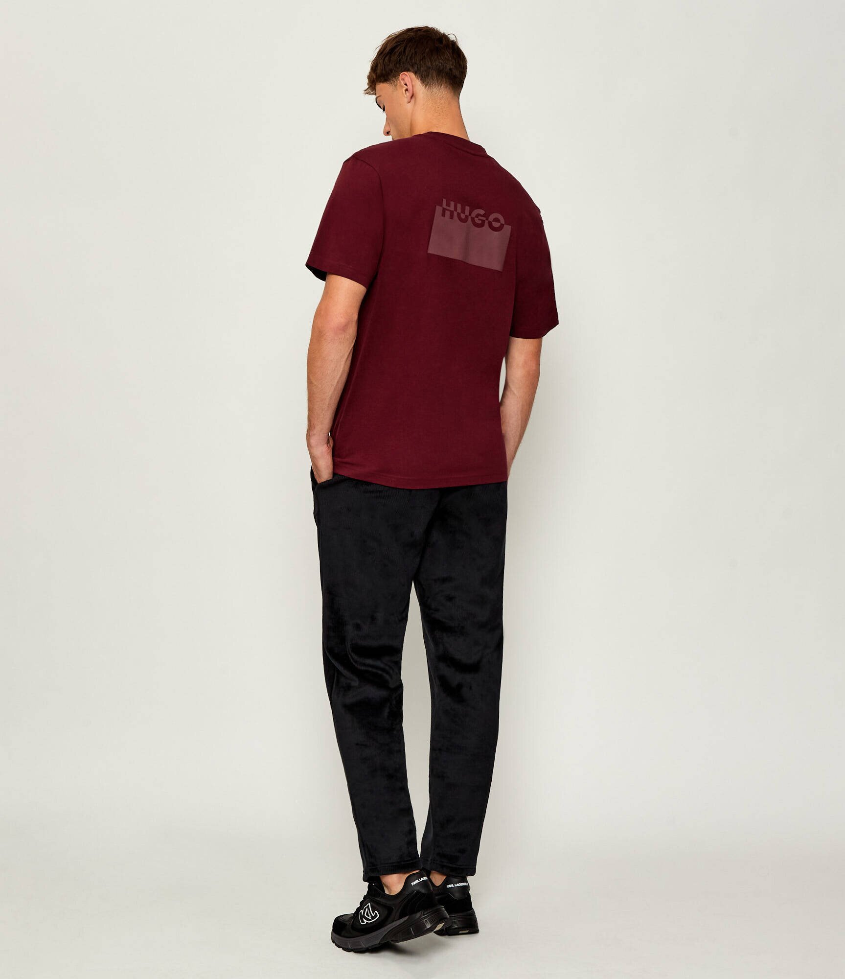 HUGO Tricou Delastee | Relaxed fit