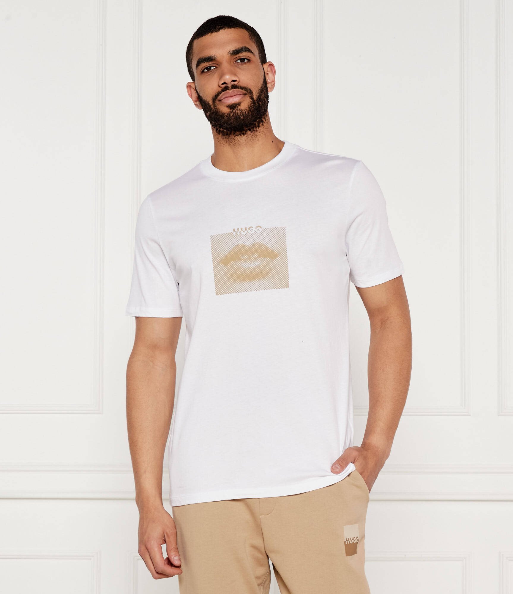 HUGO Tricou Deterni | Regular Fit