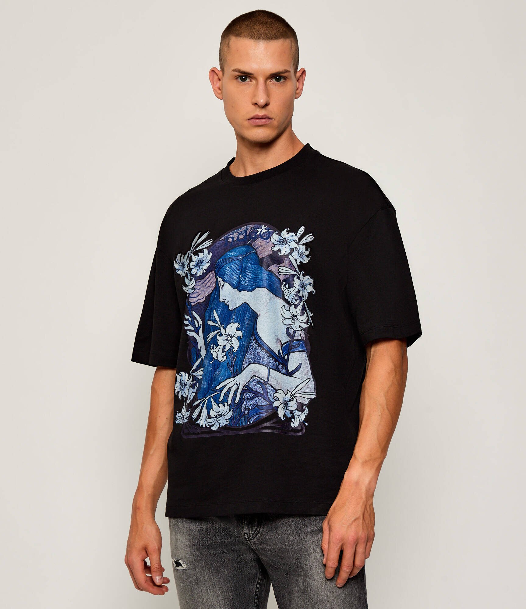 HUGO Tricou Difluro | Oversize fit