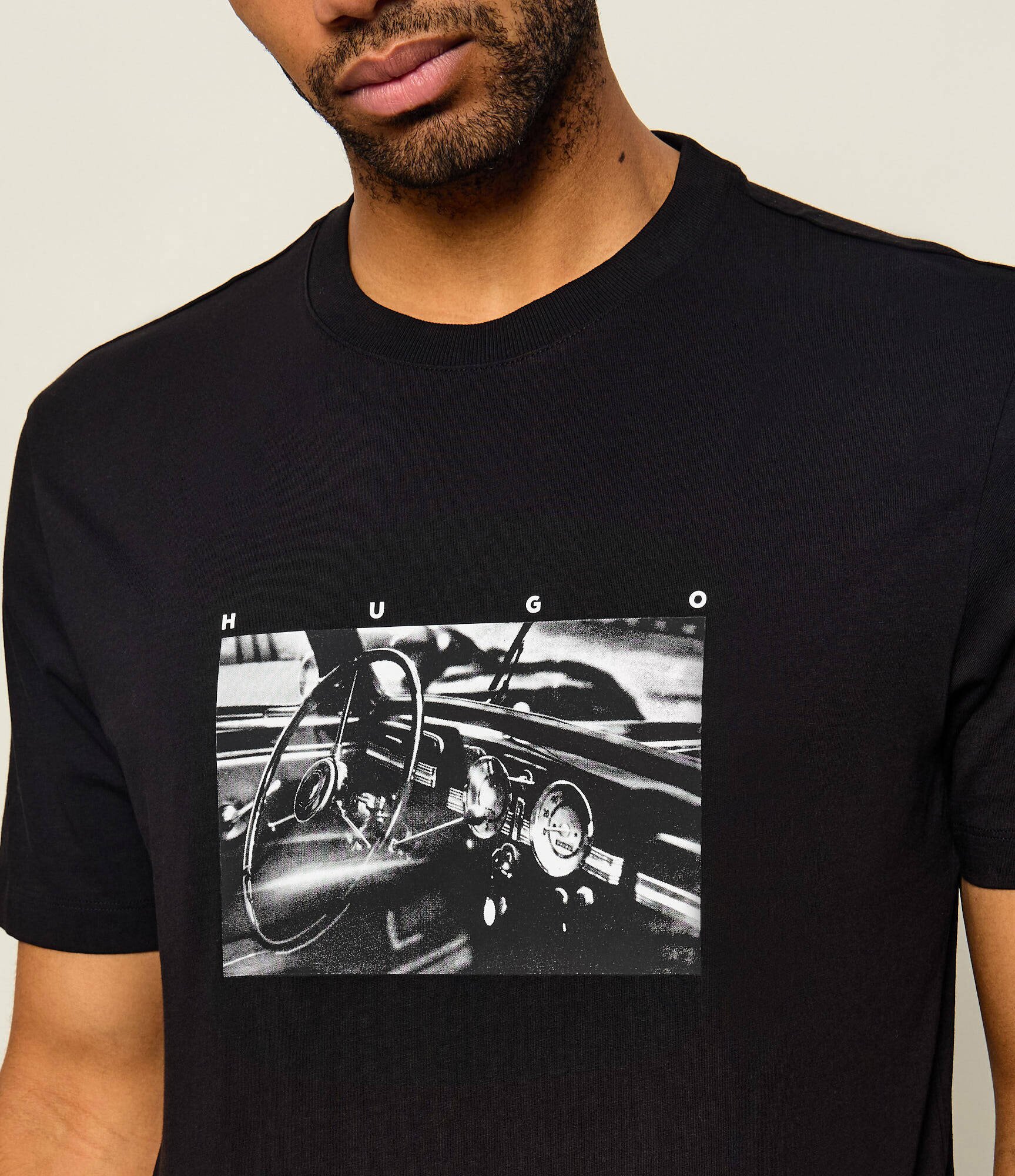 HUGO Tricou Dikems | Relaxed fit