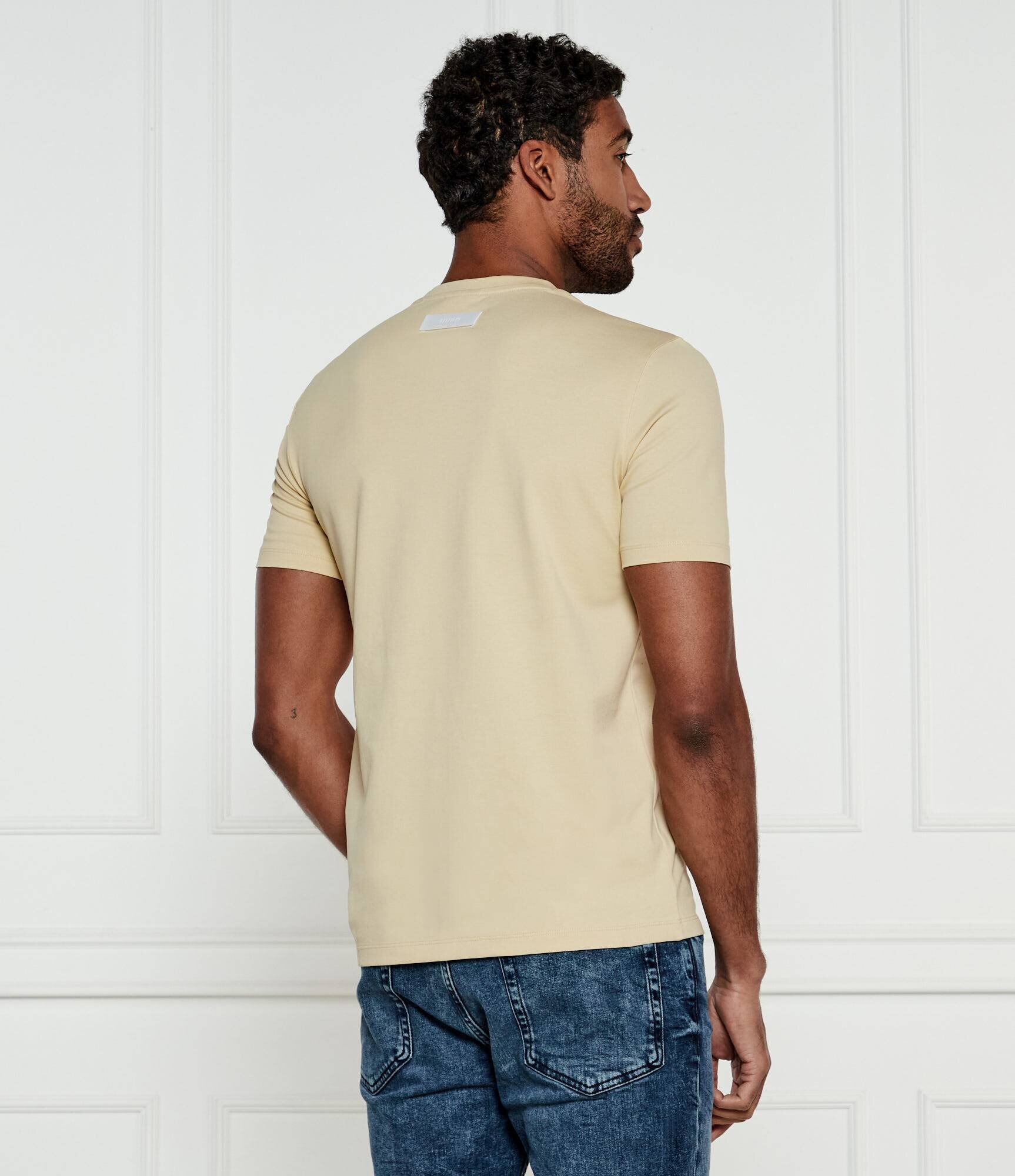 HUGO Tricou Dimerstee | Slim Fit | stretch