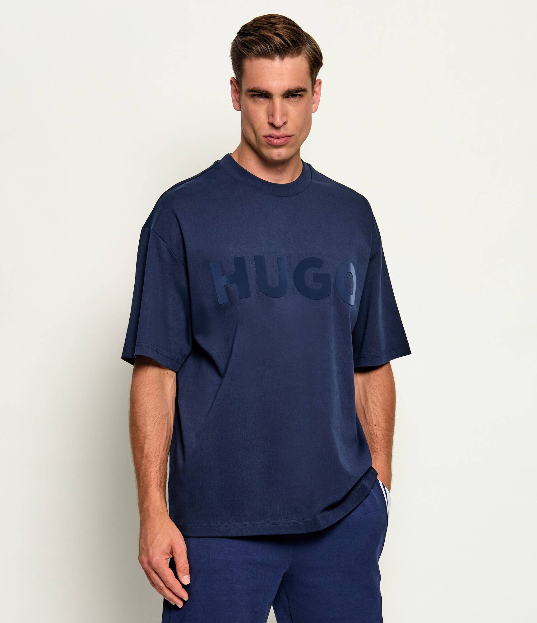 HUGO Tricou Dinkee | Oversize fit