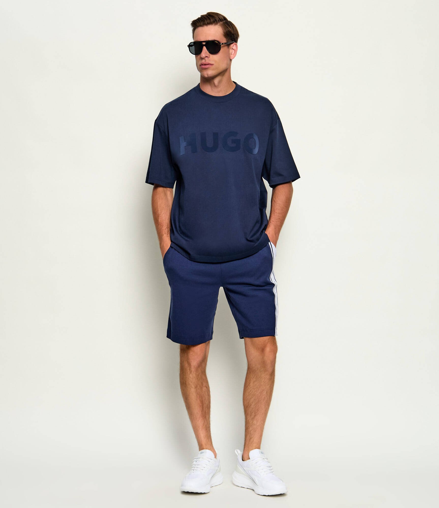 HUGO Tricou Dinkee | Oversize fit