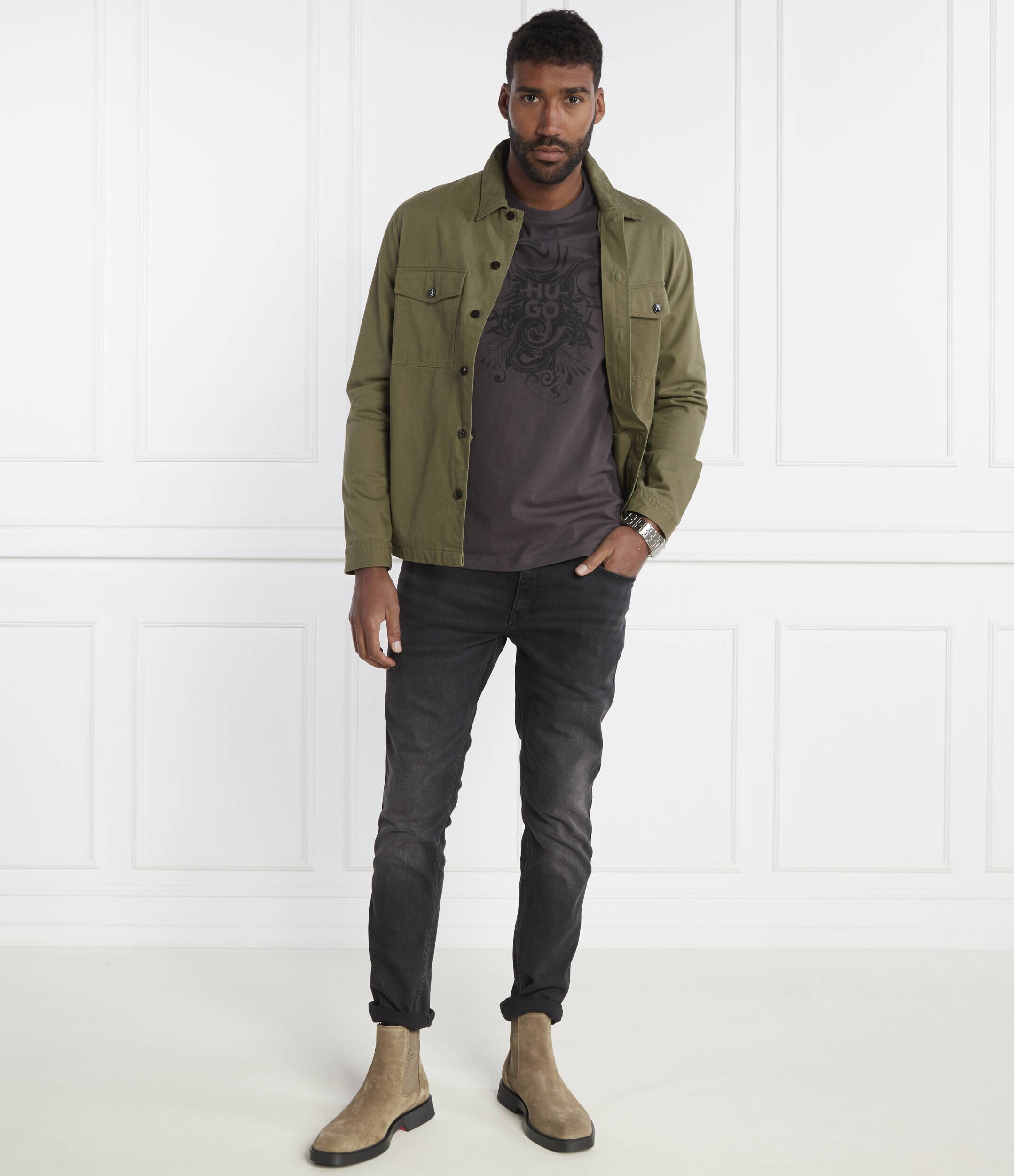 HUGO Tricou Dinkerton | Regular Fit