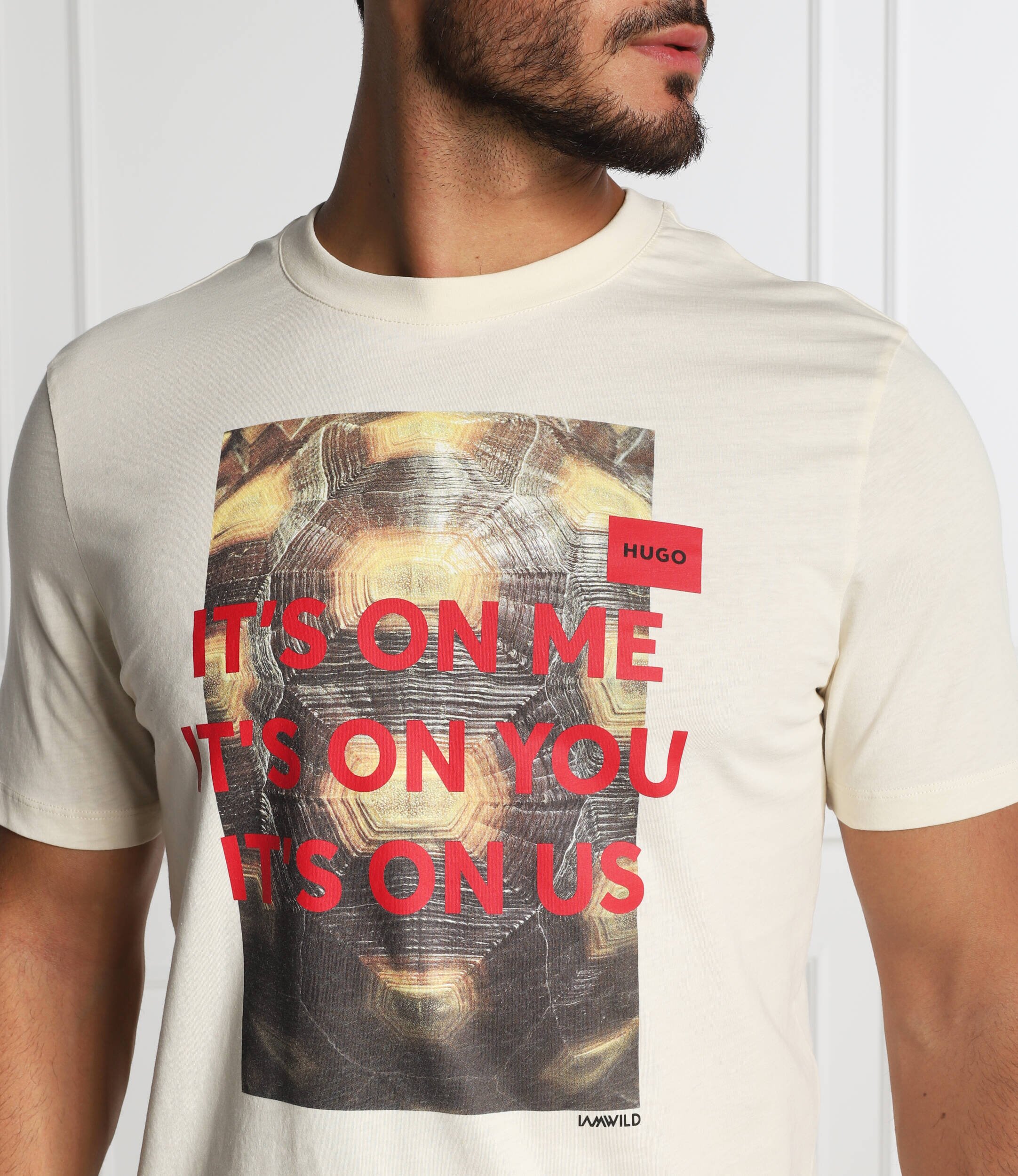 HUGO Tricou Dinseng | Straight fit