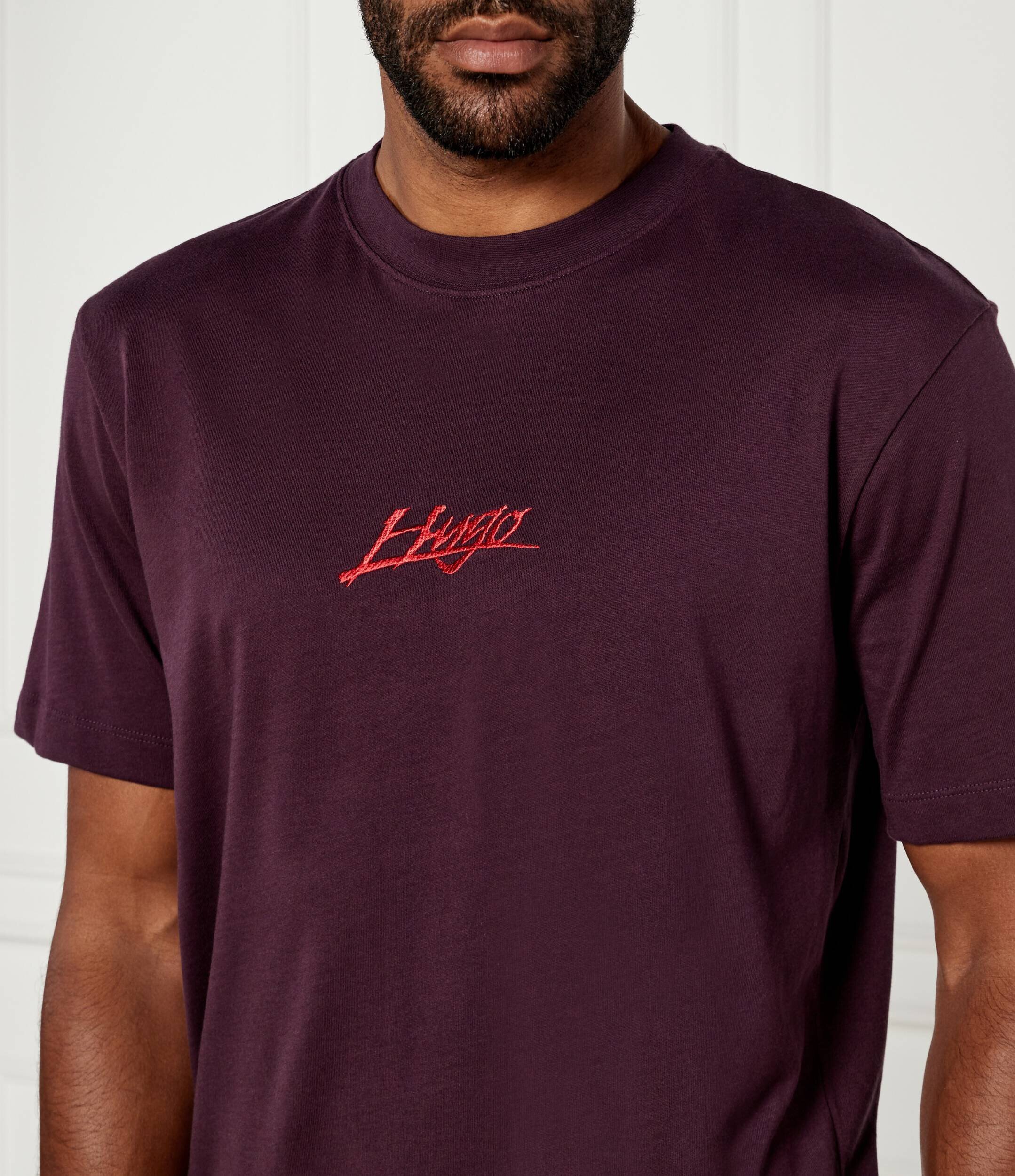 HUGO Tricou Dlogotee | Loose fit