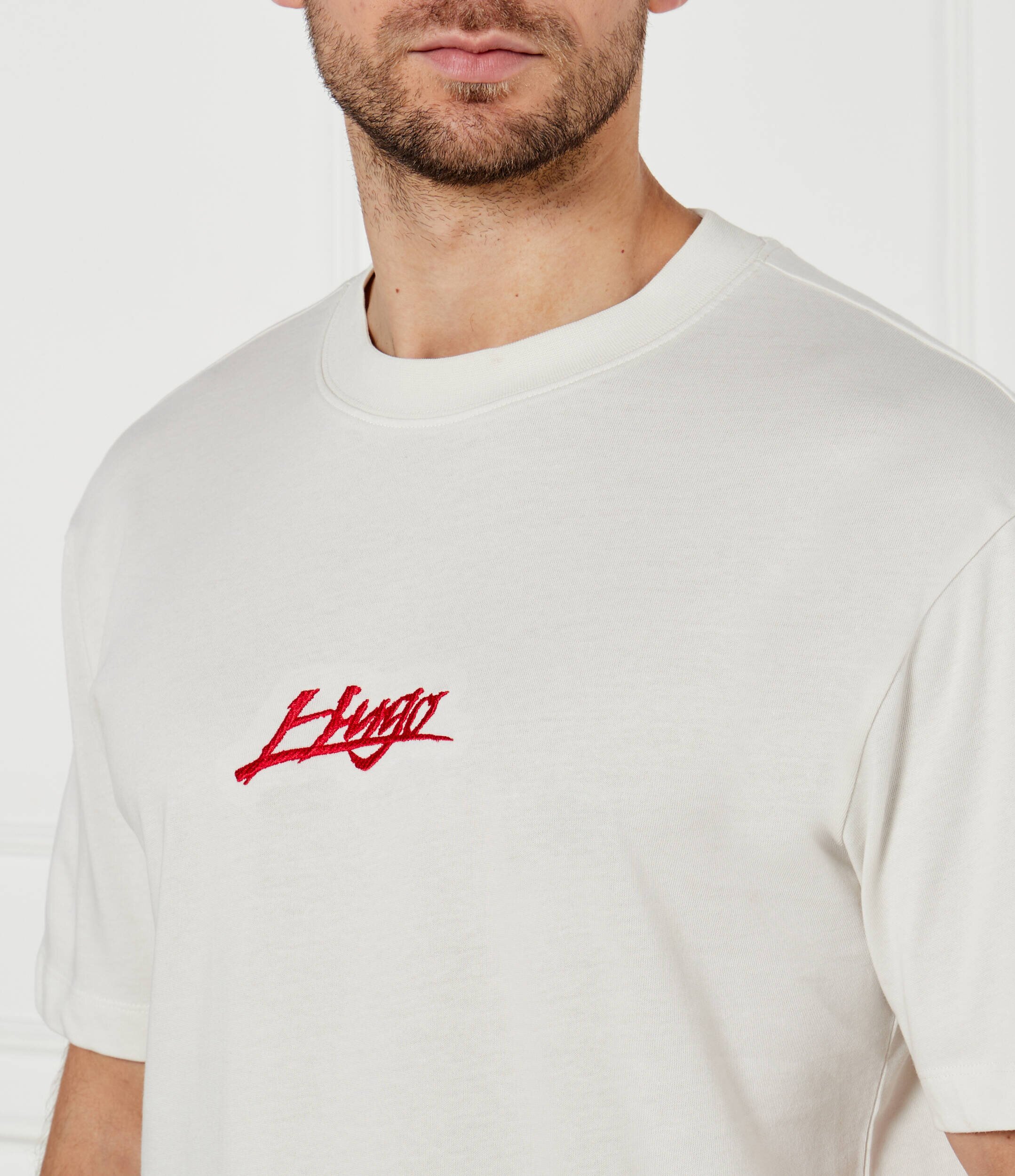 HUGO Tricou Dlogotee | Loose fit
