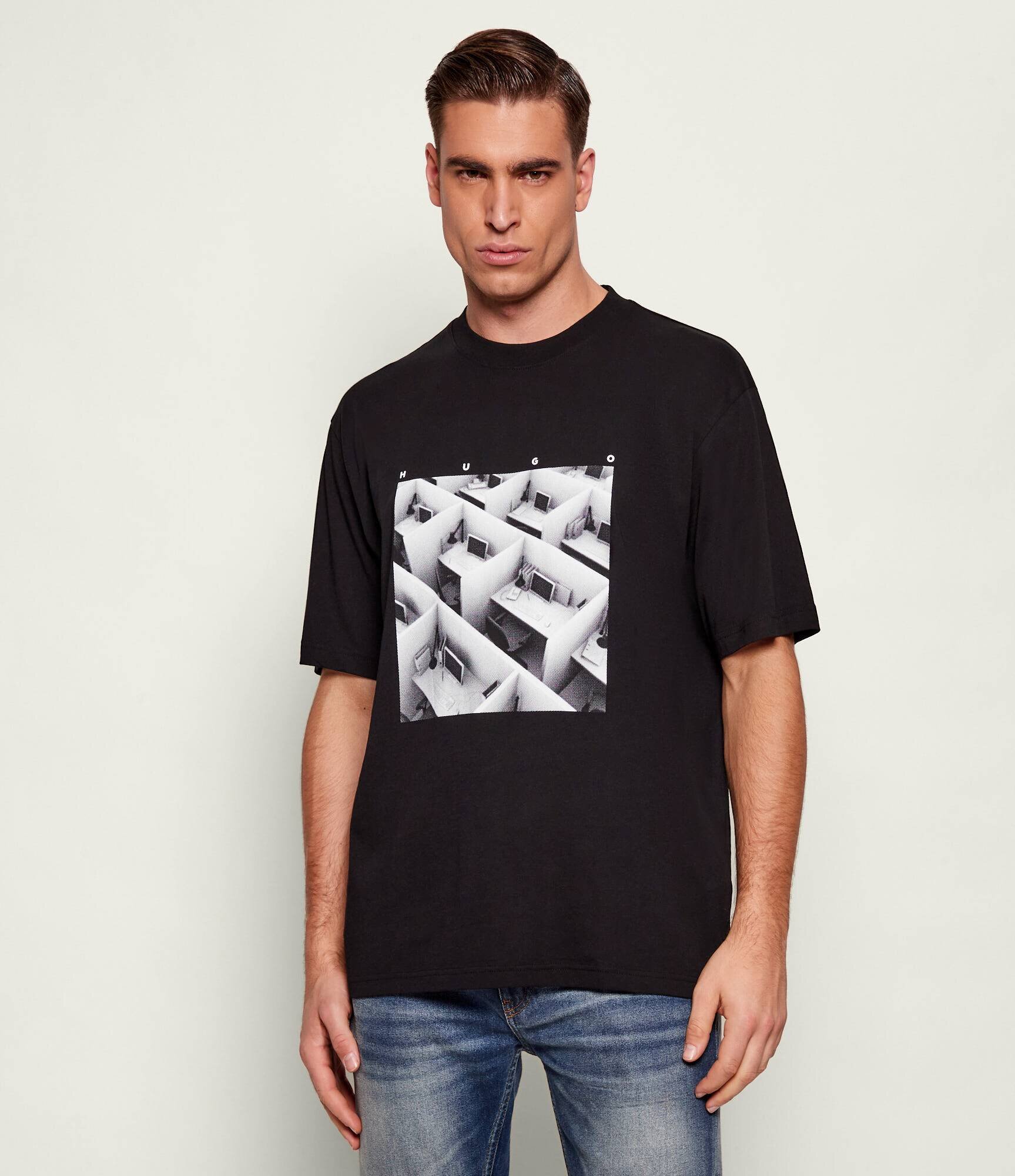 HUGO Tricou Dodger | Relaxed fit