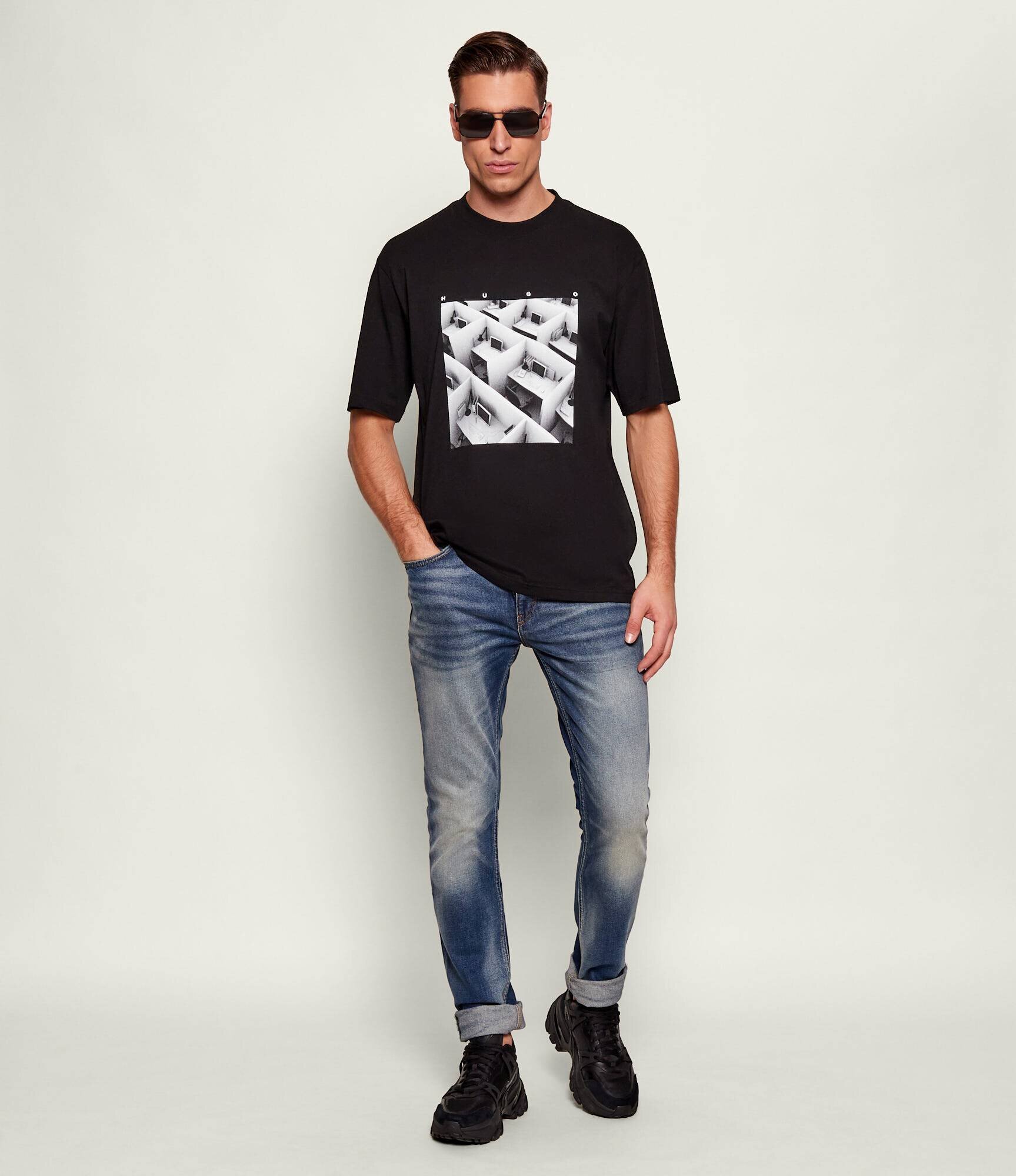 HUGO Tricou Dodger | Relaxed fit
