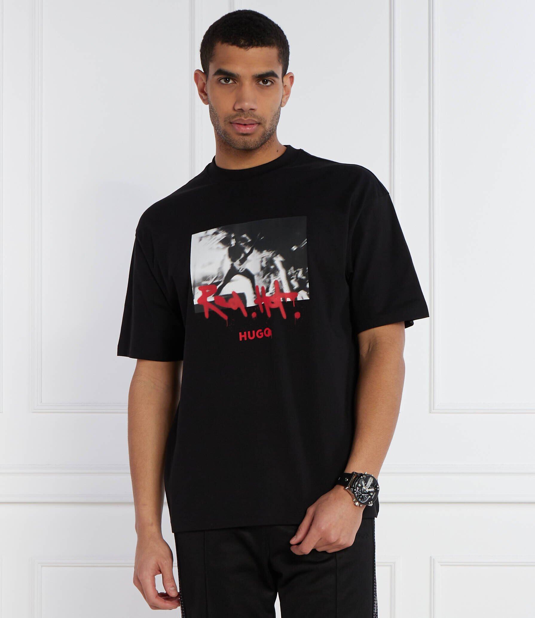 HUGO Tricou Domenade | Oversize fit