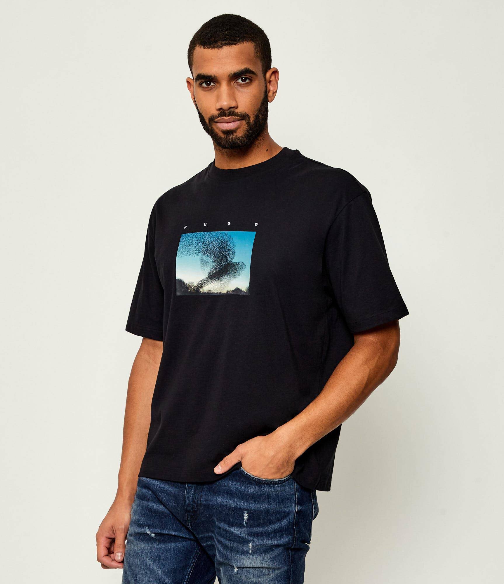 HUGO Tricou Dorizon | Oversize fit