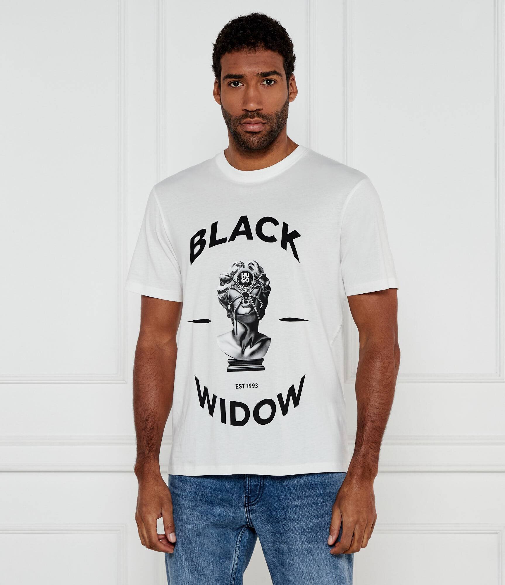 HUGO Tricou Dostalgi | Relaxed fit