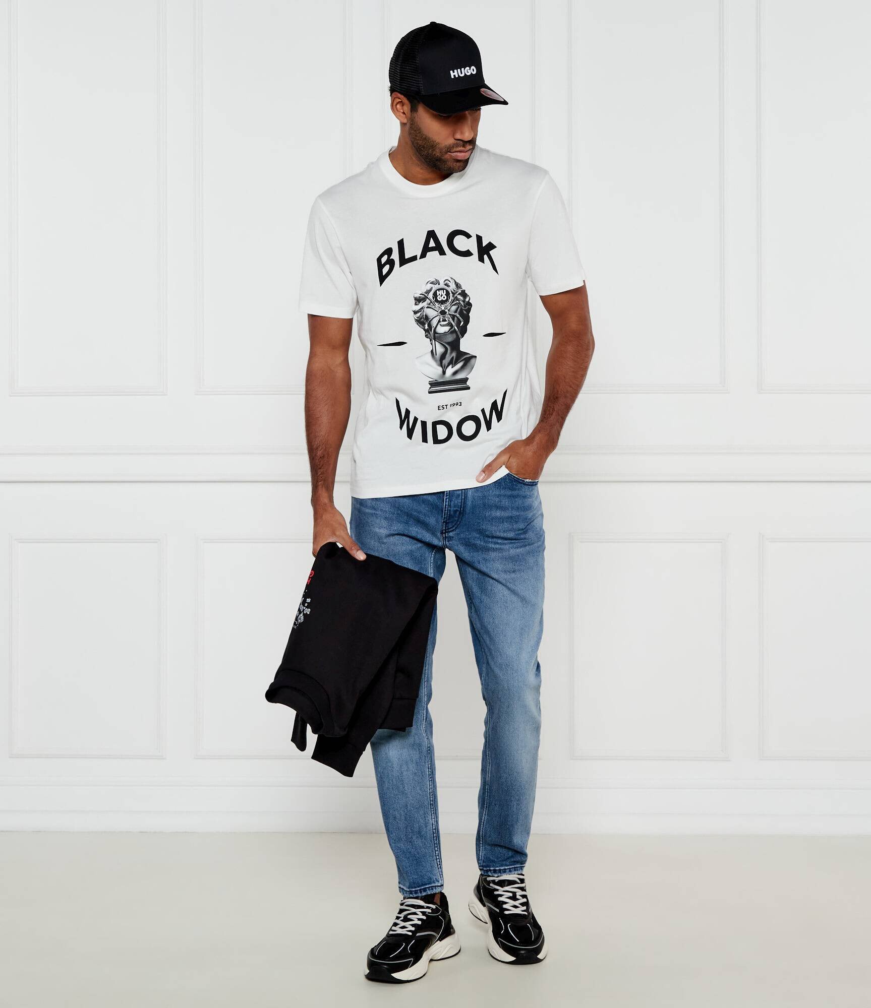 HUGO Tricou Dostalgi | Relaxed fit